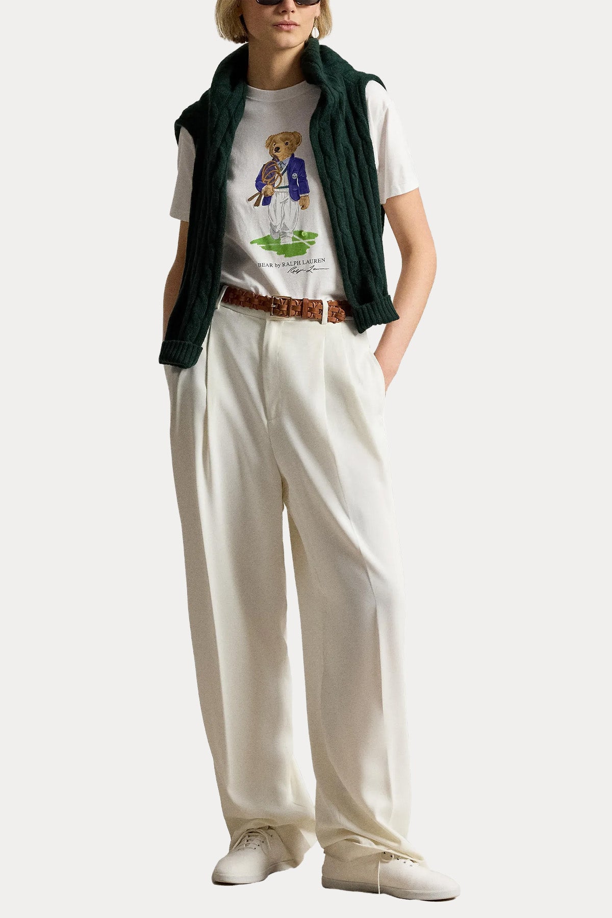 Polo Ralph Lauren  Wimbledon Temalı Polo Bear T-shirt