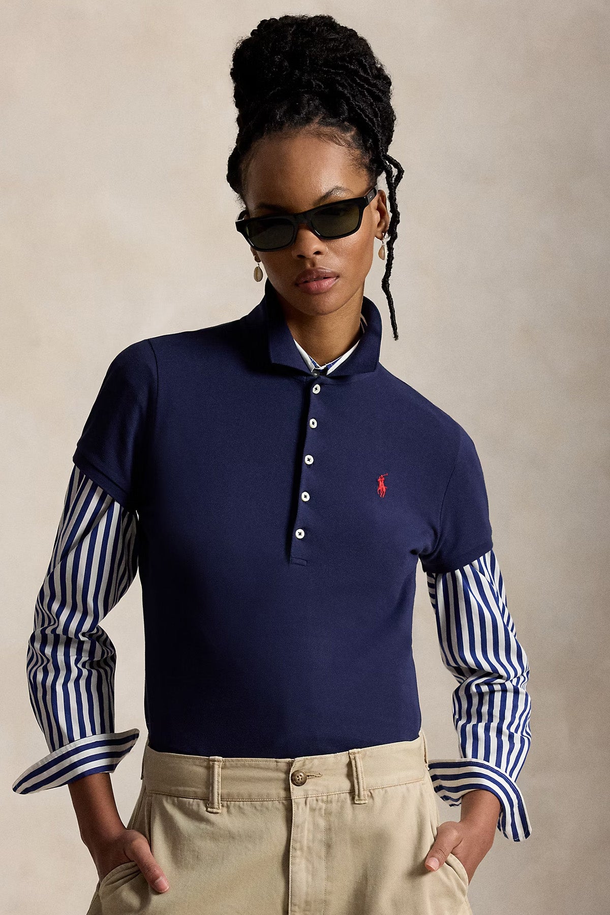 Polo Ralph Lauren Regular Fit Polo Yaka Pony Logolu Streç T-shirt