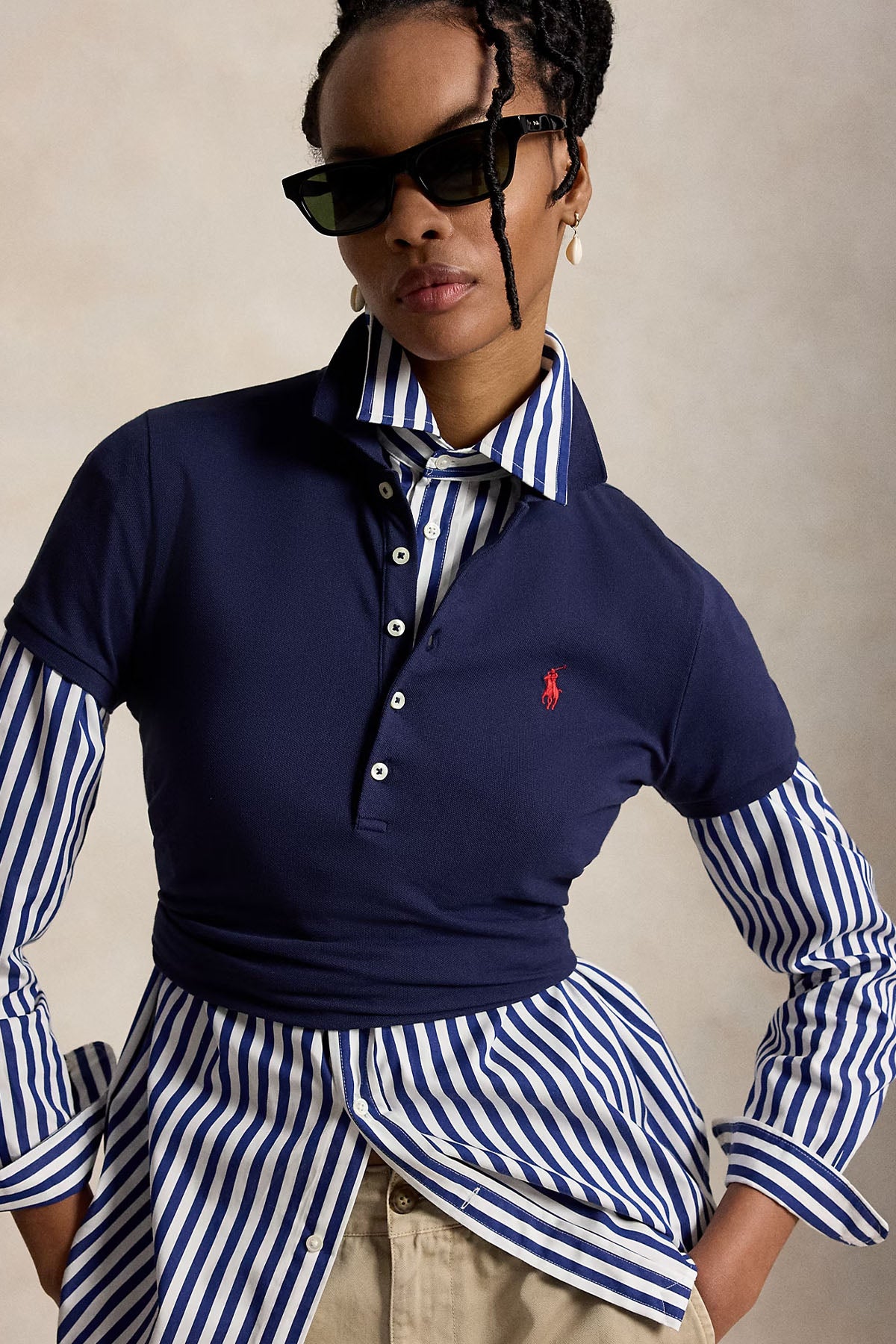 Polo Ralph Lauren Regular Fit Polo Yaka Pony Logolu Streç T-shirt
