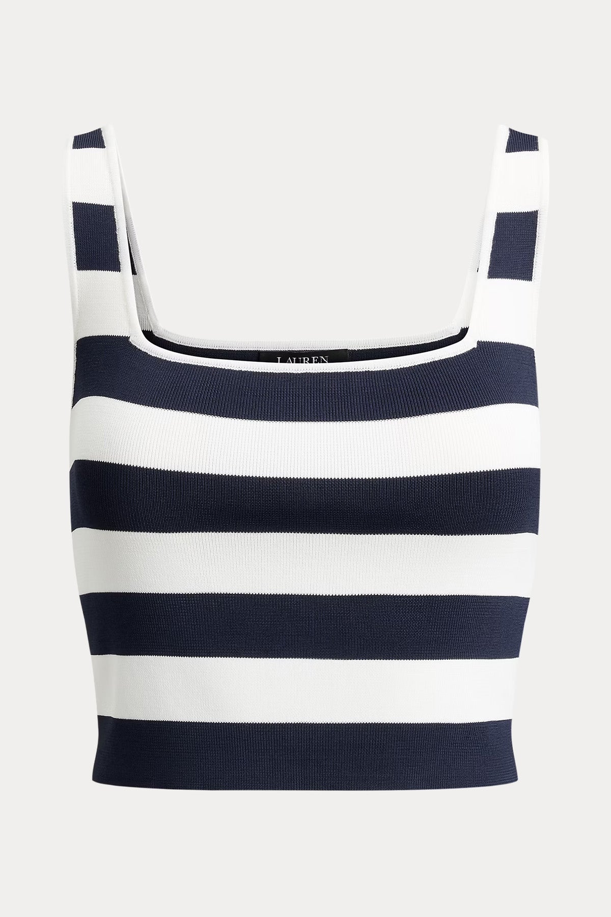 Polo Ralph Lauren Slim Fit Çizgili Crop Bluz