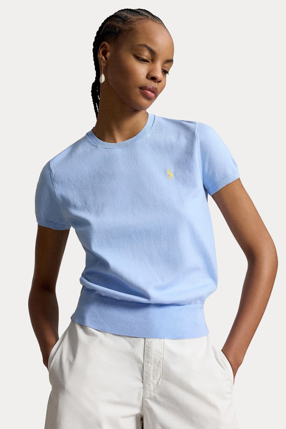 Polo Ralph Lauren Yuvarlak Yaka İnce Örgü Triko