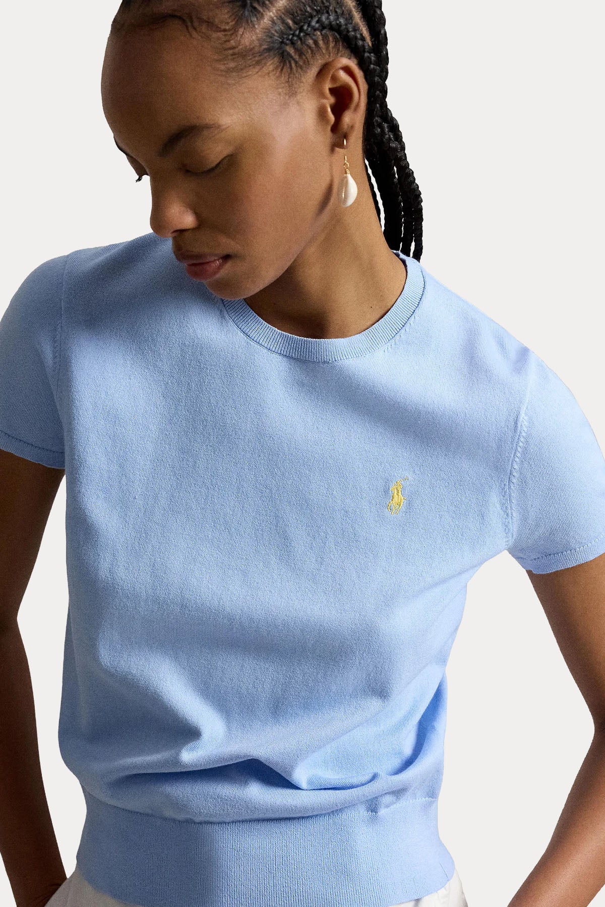 Polo Ralph Lauren Yuvarlak Yaka İnce Örgü Triko