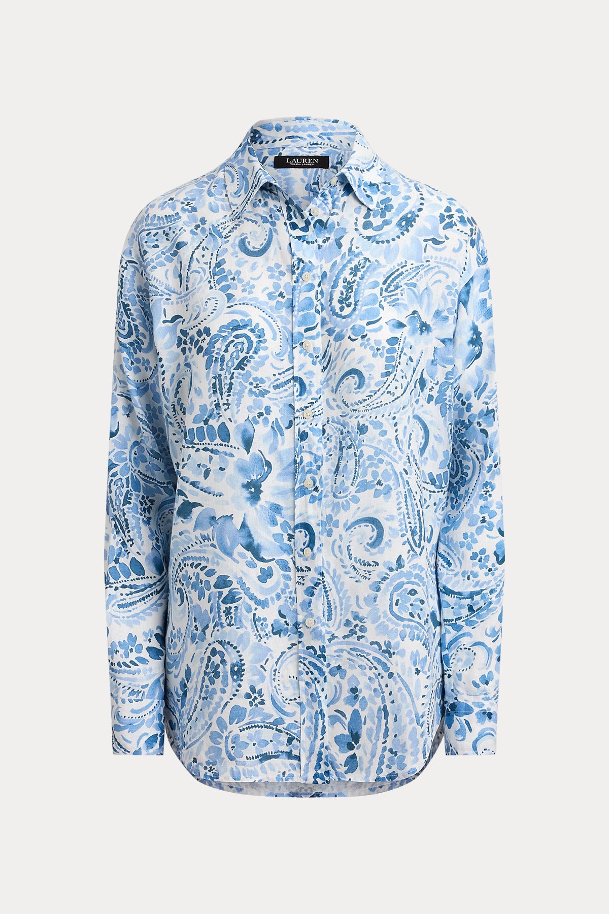 Polo Ralph Lauren Relaxed Fit Paisley Desenli Keten Gömlek