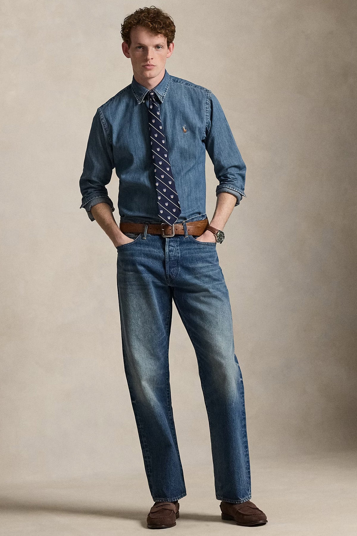 Polo Ralph Lauren Custom Fit Denim Gömlek