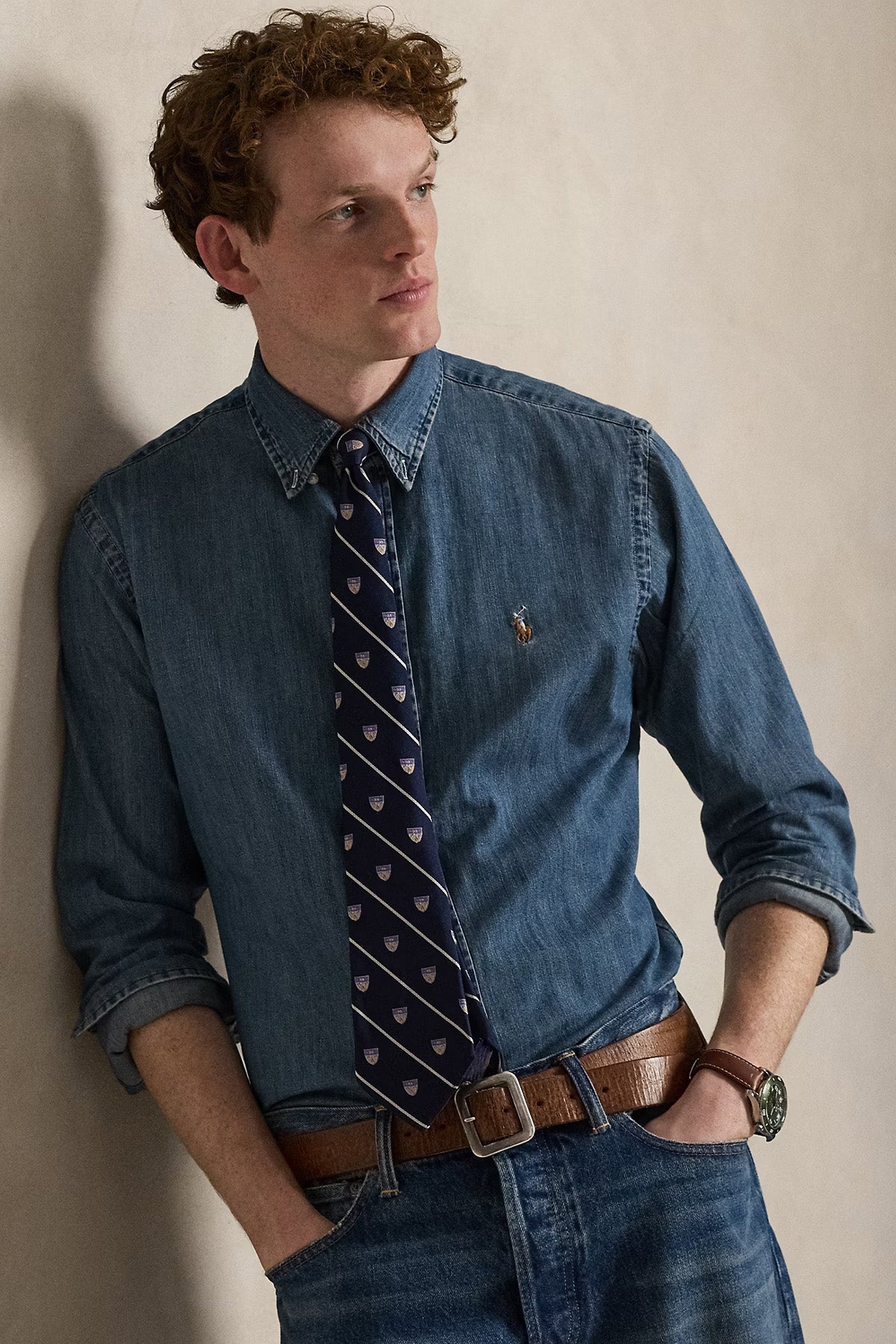 Polo Ralph Lauren Custom Fit Denim Gömlek