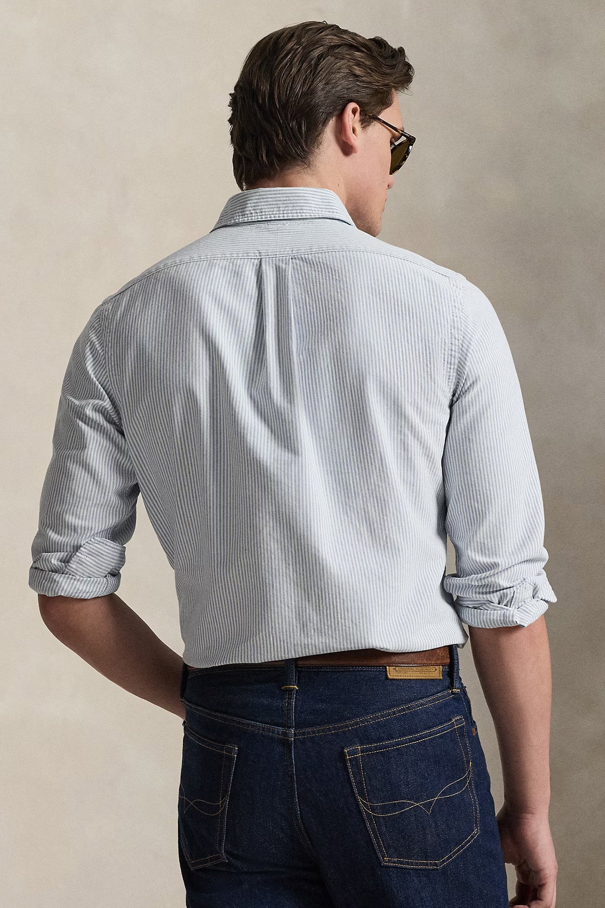 Polo Ralph Lauren Custom Fit Çizgili Oxford Gömlek