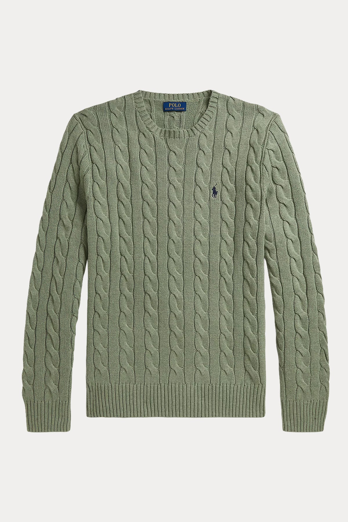 Polo Ralph Lauren Yuvarlak Yaka Saç Örgü Triko