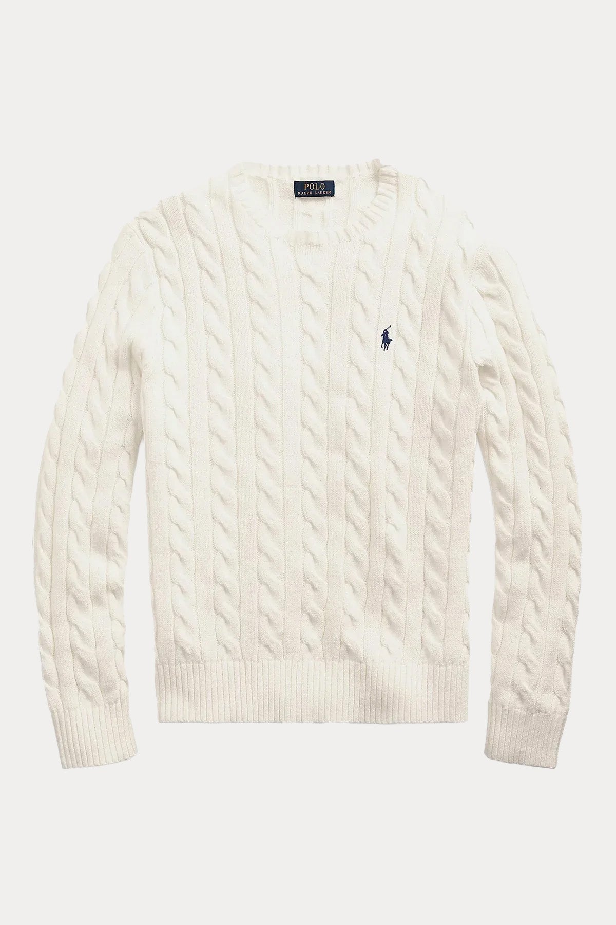 Polo Ralph Lauren Yuvarlak Yaka Saç Örgü Triko