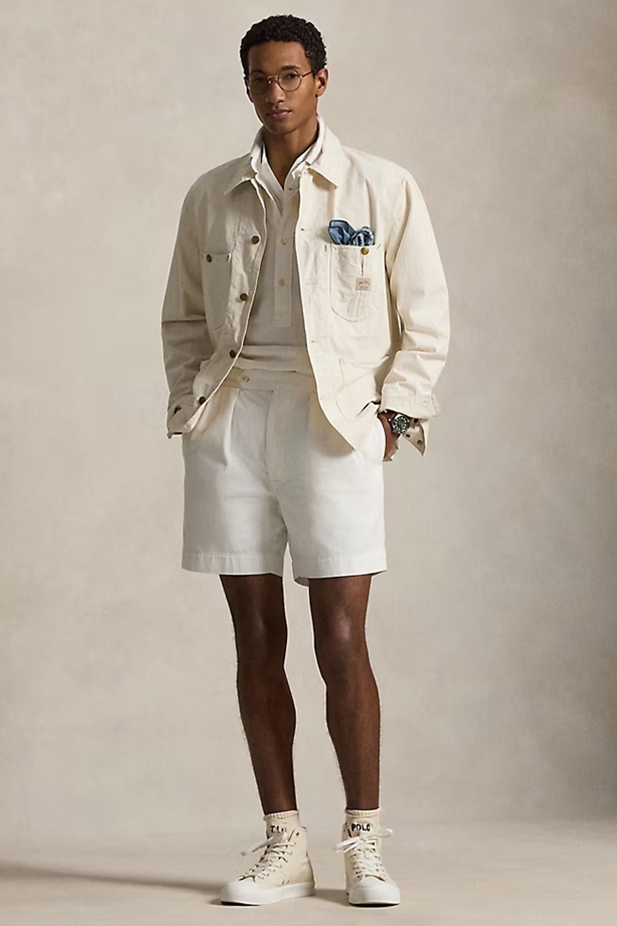 Polo Ralph Lauren Relaxed Fit Çift Pile Kemerli Şort