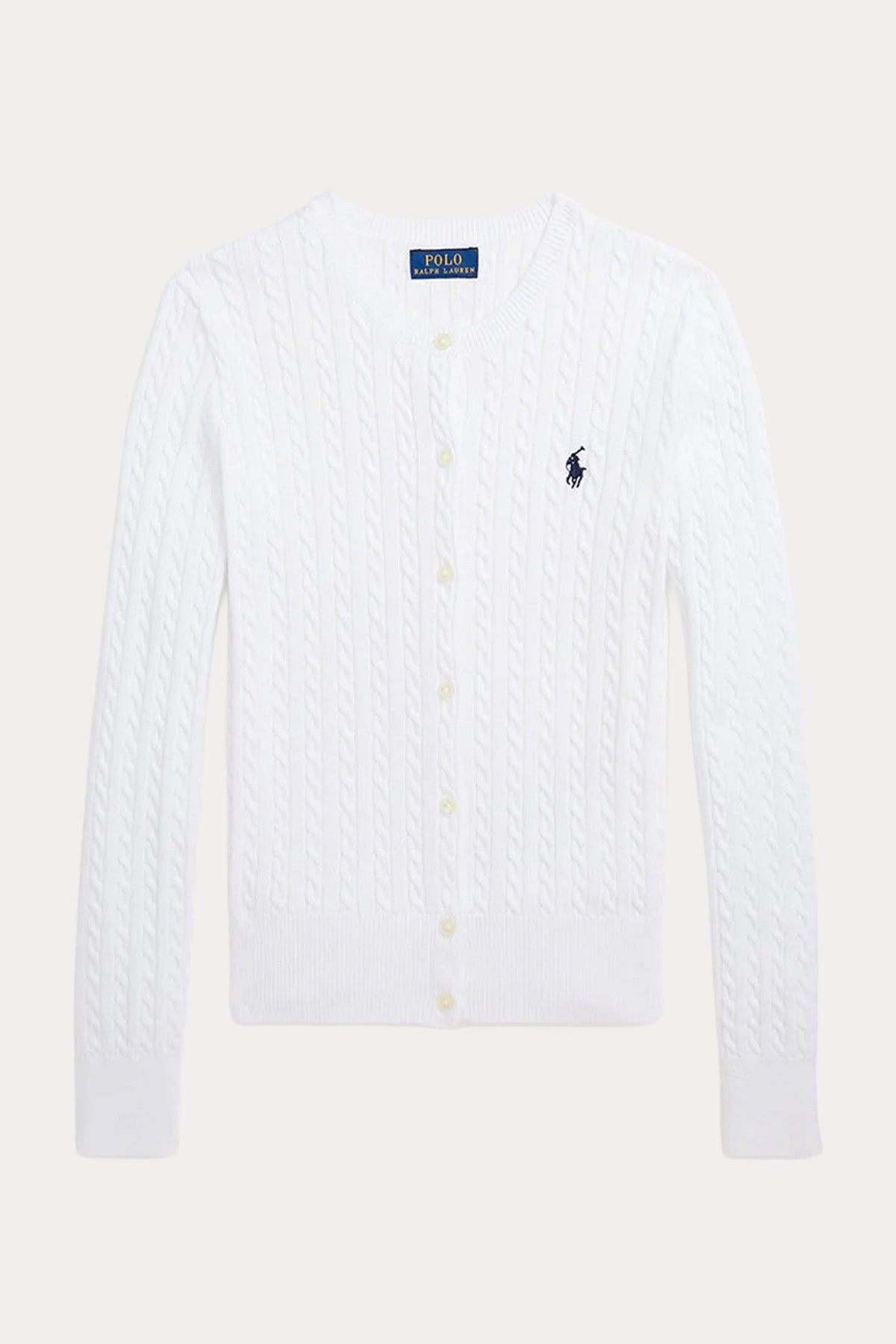 Polo Ralph Lauren Kids 5-6 Yaş Kız Çocuk Saç Örgü Triko Ceket