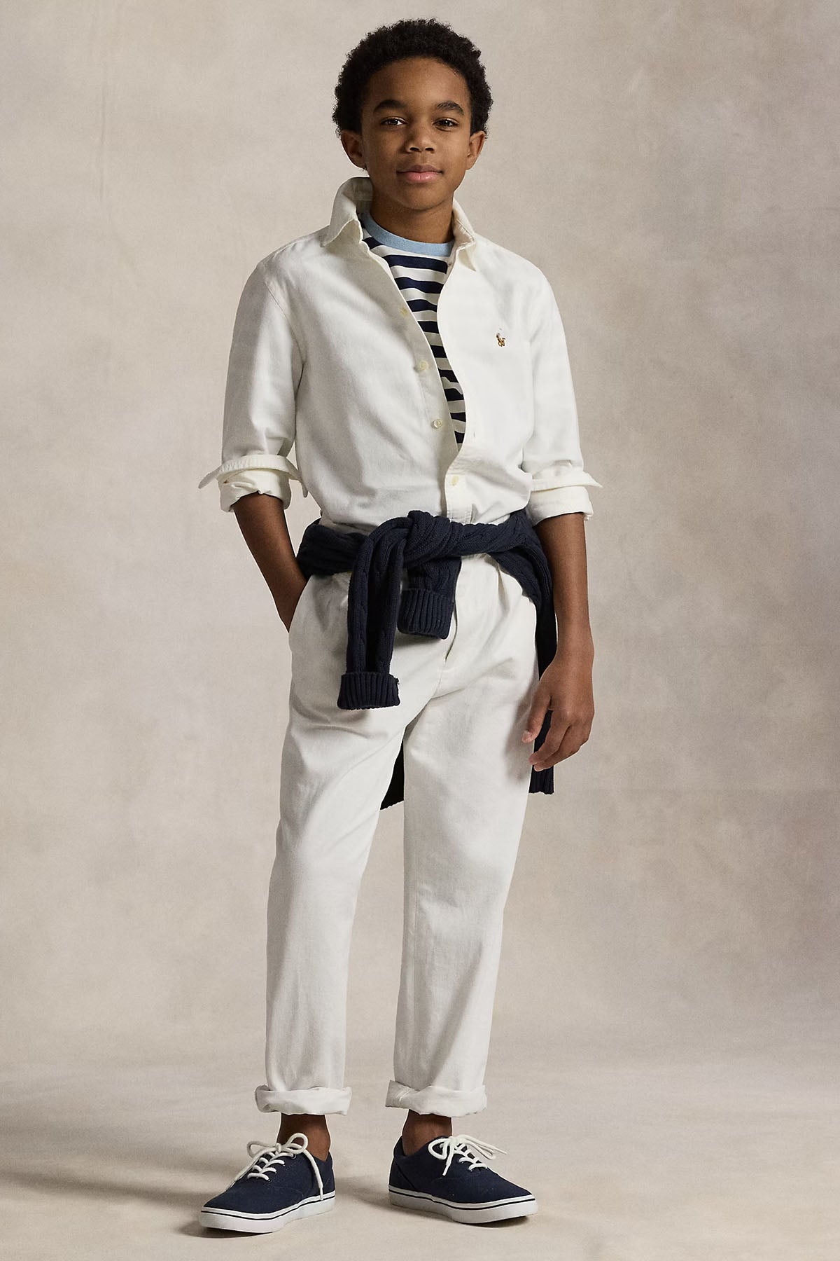 Polo Ralph Lauren Kids S-M Beden Erkek Çocuk Oxford Gömlek