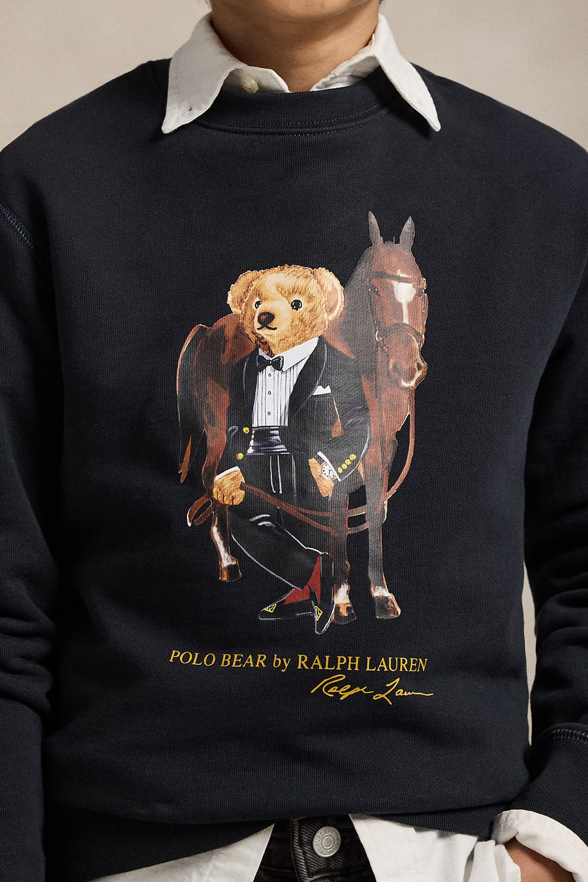 Polo Ralph Lauren Kids S-L Beden Unisex Çocuk Polo Bear Sweatshirt