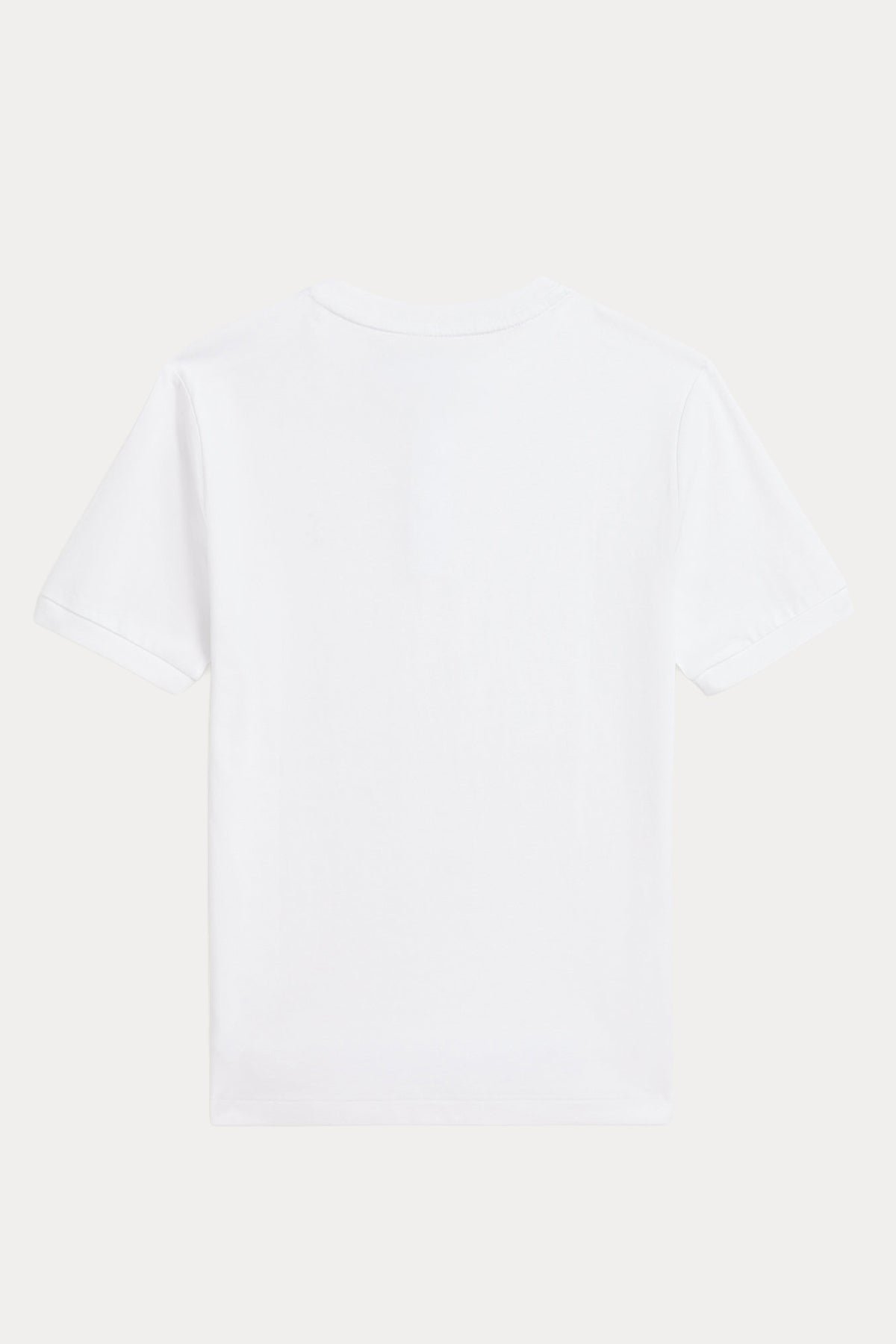 Polo Ralph Lauren Kids S-L Beden Düğmeli Yuvarlak Yaka Pony Logolu T-shirt