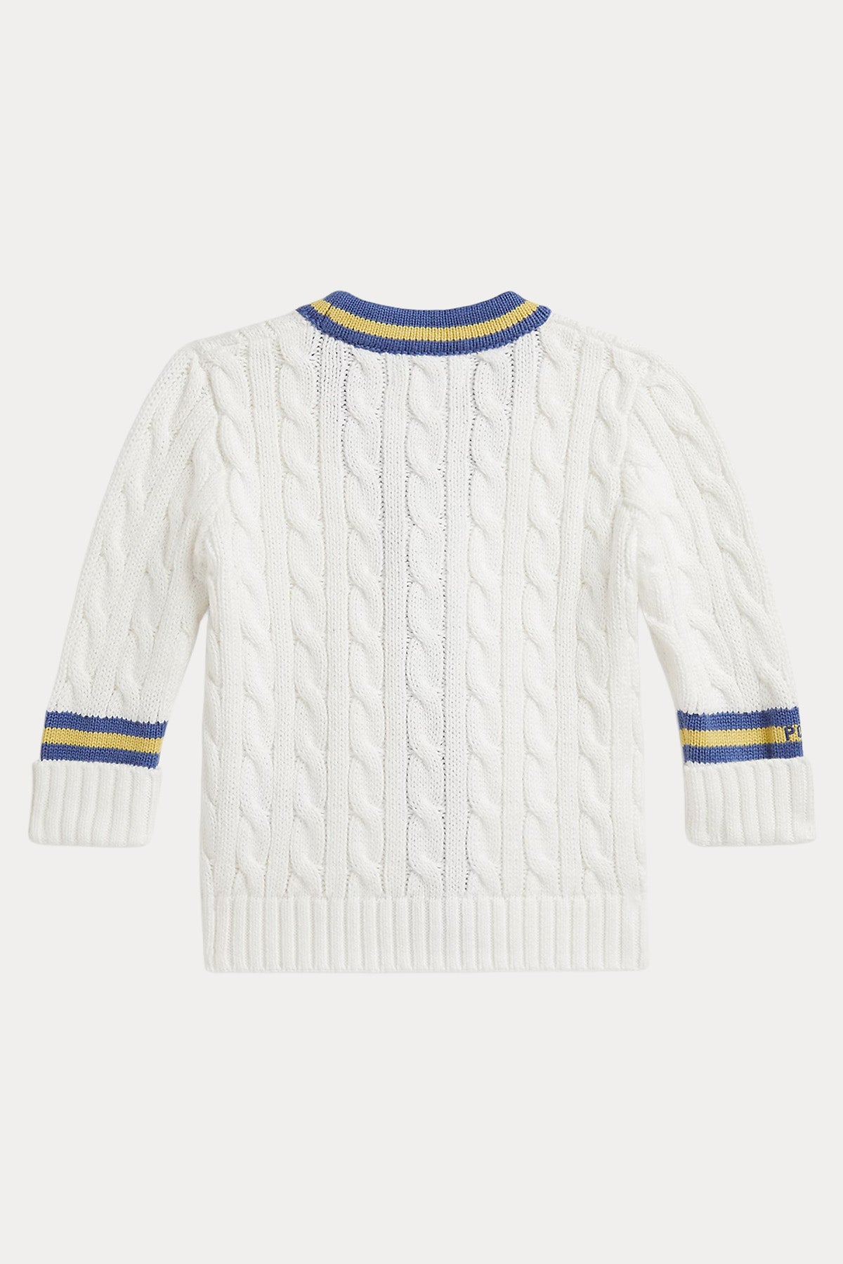 Polo Ralph Lauren Kids 12-18 Aylık Unisex Bebek Saç Örgü Triko Ceket