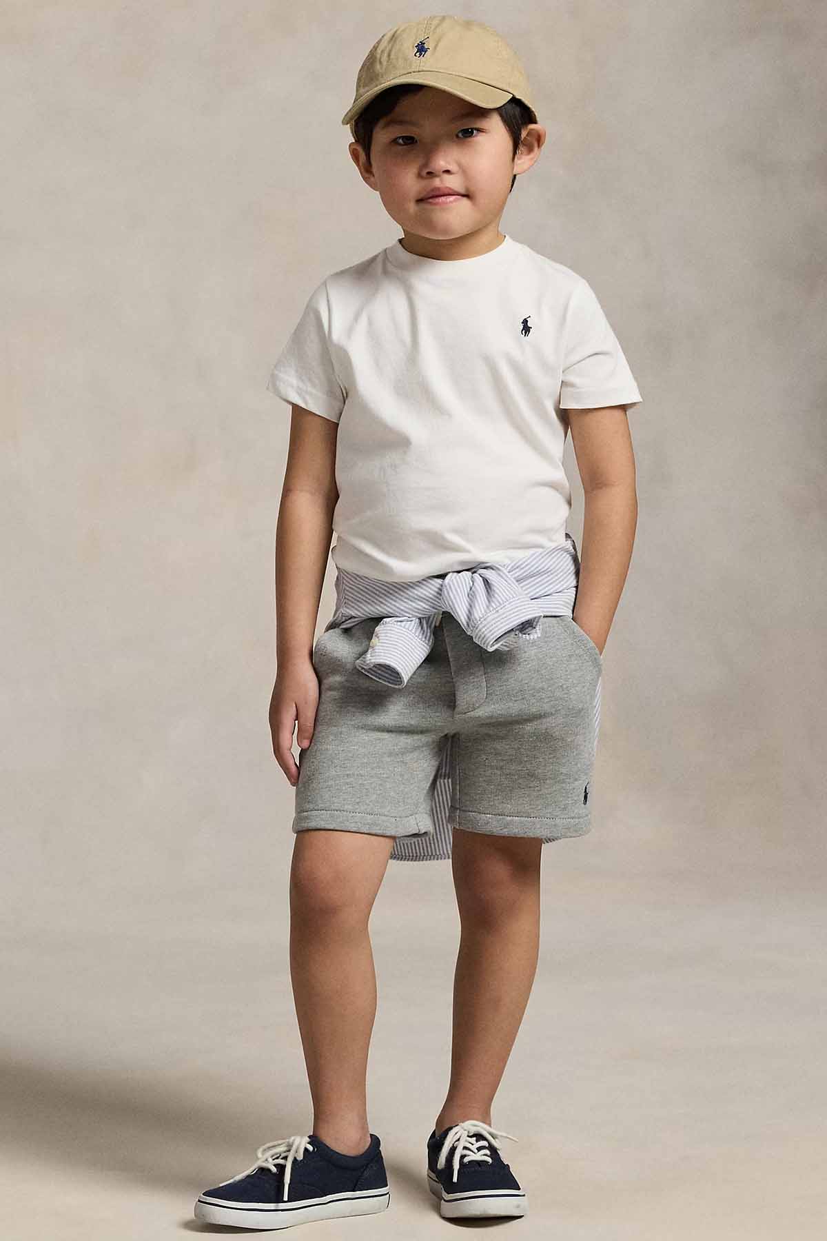 Polo Ralph Lauren Kids 2-7 Yaş Unisex Çocuk Pony Logolu T-shirt-T-shirt-Libas