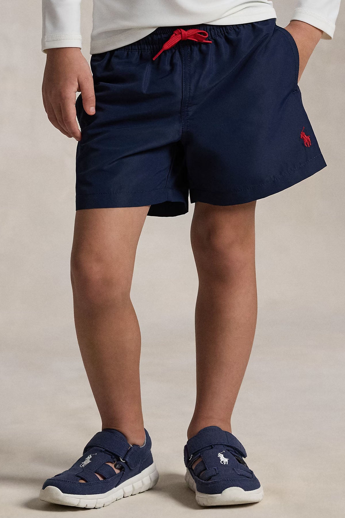 Polo Ralph Lauren Kids 3-7 Yaş Erkek Çocuk Beli Lastikli Şort Mayo-Şort-Libas