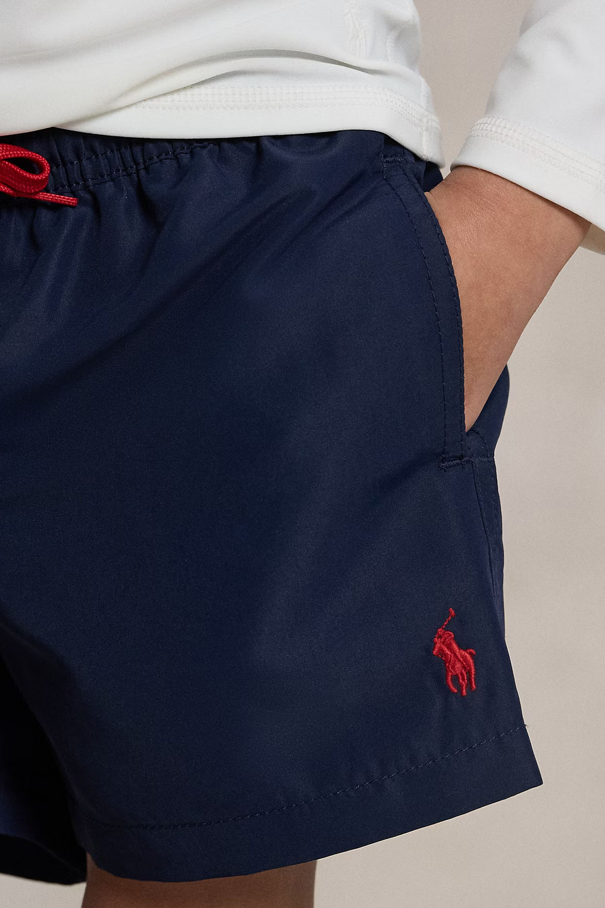 Polo Ralph Lauren Kids 3-7 Yaş Erkek Çocuk Beli Lastikli Şort Mayo-Şort-Libas