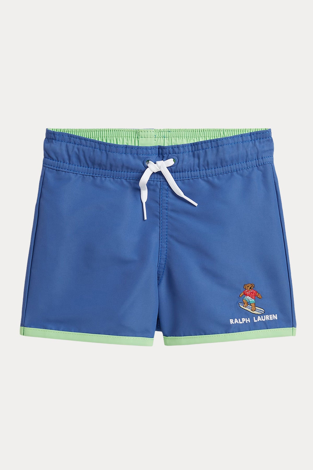 Polo Ralph Lauren Kids 3-7 Yaş Erkek Çocuk Polo Bear Beli Lastikli Şort Mayo