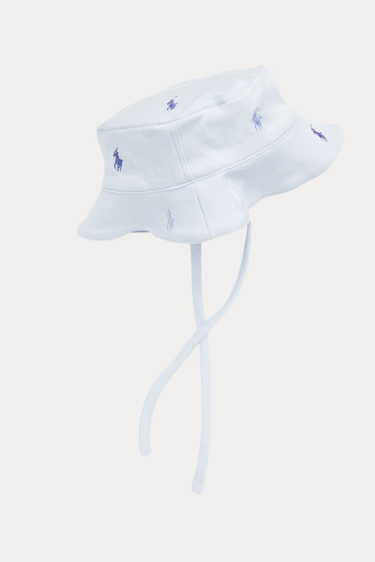 Polo Ralph Lauren Kids 3-24 Aylık Unisex Bebek Pony Logolu İp Bağlamalı Bucket Şapka