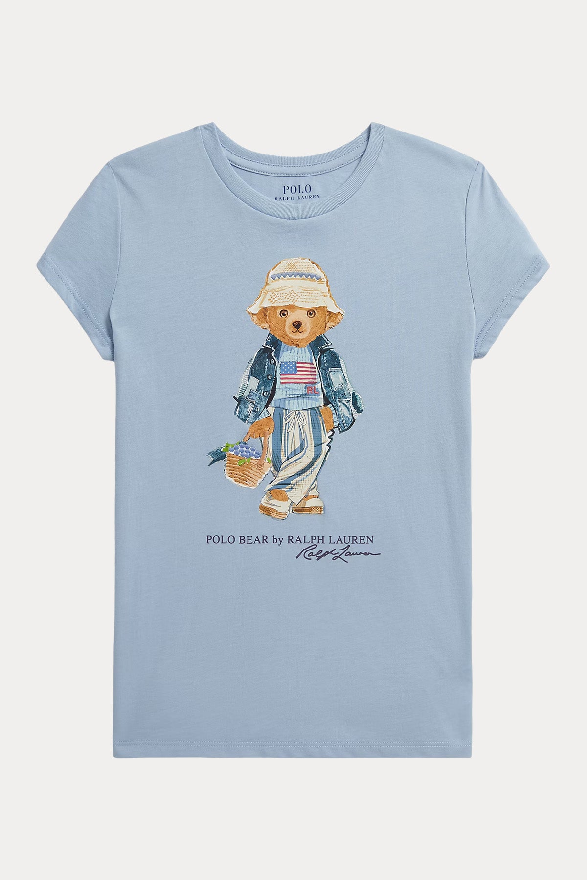 Polo Ralph Lauren Kids S-L Beden Kız Çocuk Polo Bear T-shirt-T-shirt-Libas