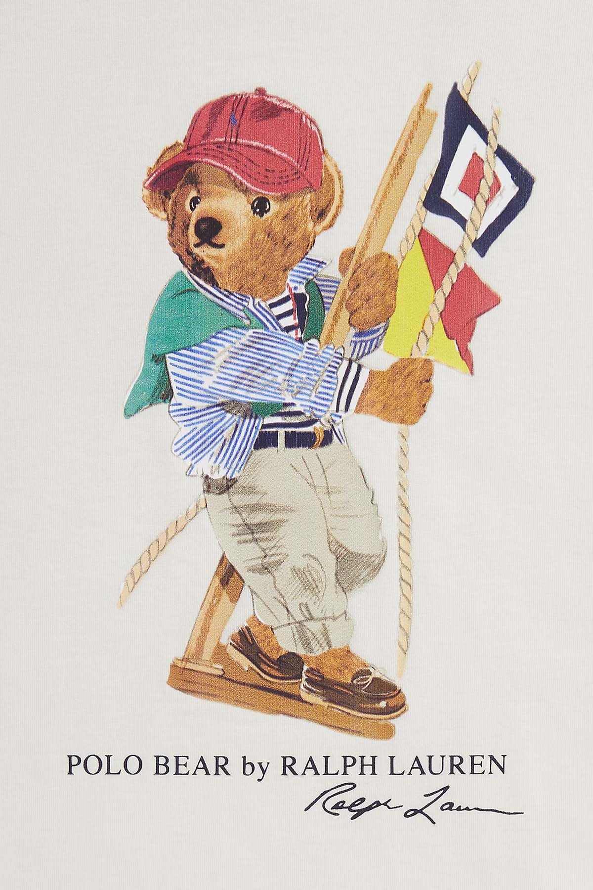 Polo Ralph Lauren Kids S-L Beden Unisex Çocuk Polo Bear T-shirt-T-shirt-Libas