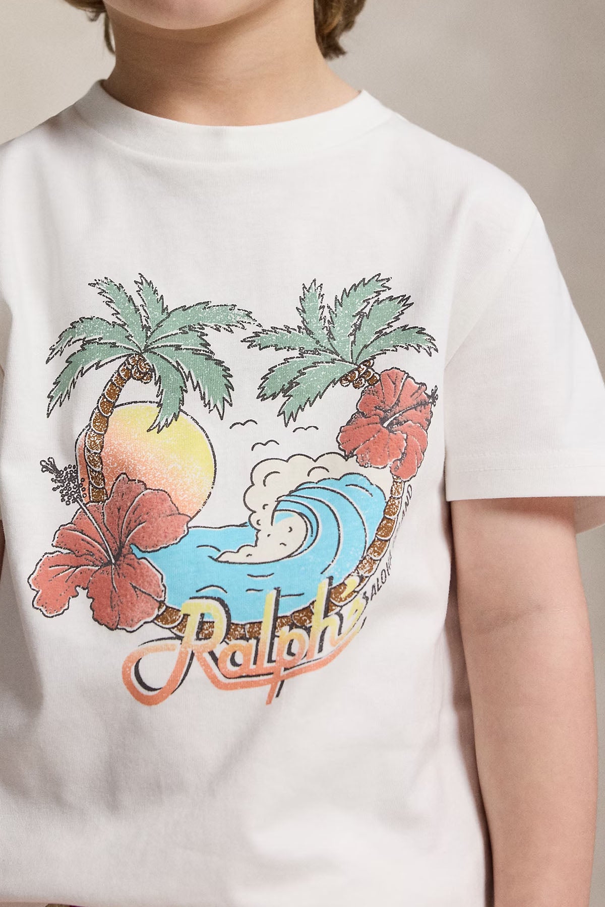Polo Ralph Lauren Kids 3-7 Yaş Unisex Çocuk Desenli T-shirt
