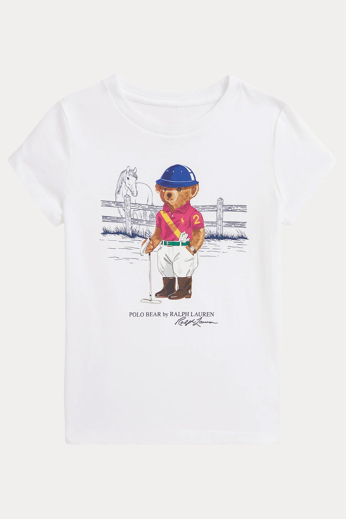 Polo Ralph Lauren Kids 4-6.5 Yaş Unisex Çocuk Polo Bear T-shirt