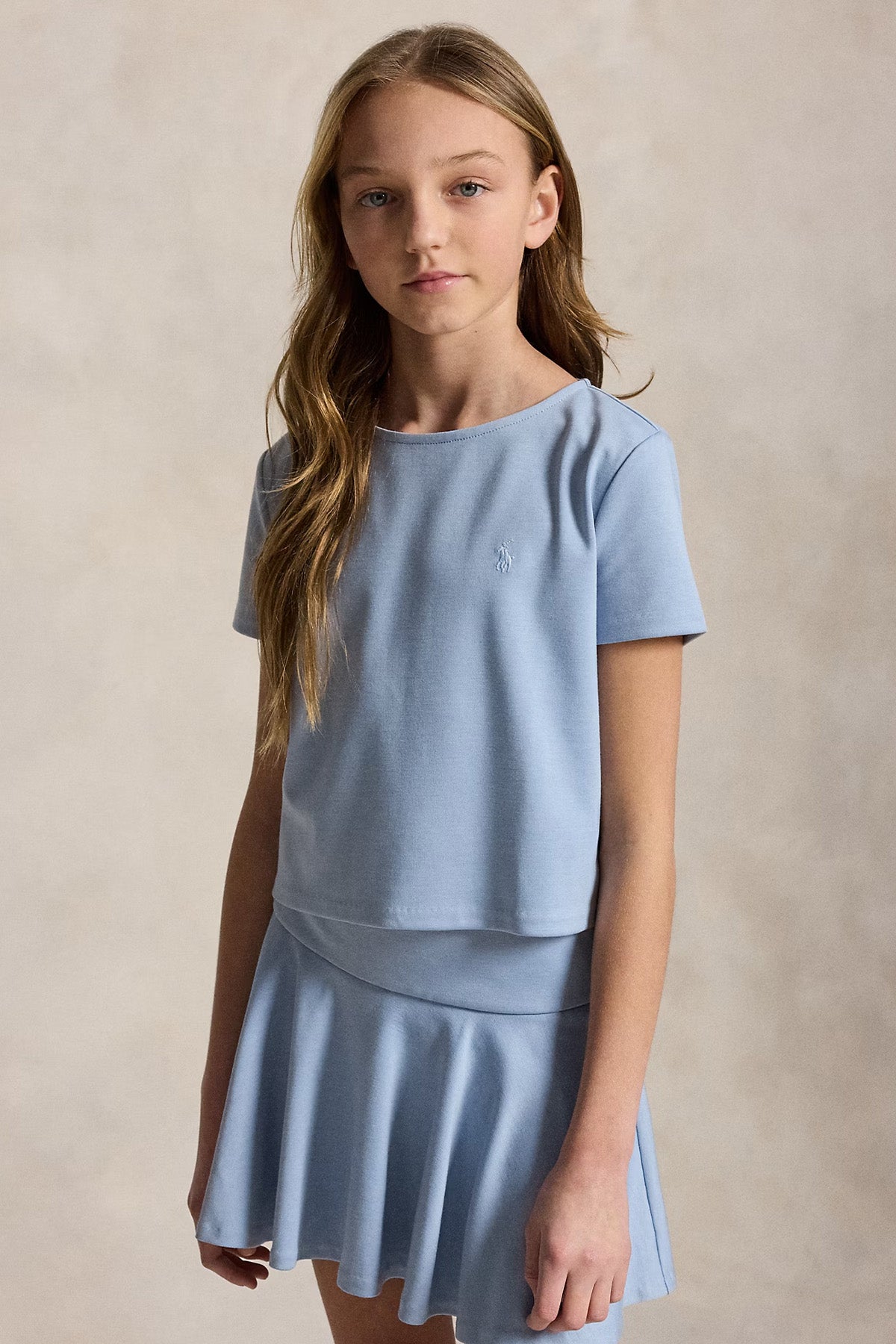 Polo Ralph Lauren Kids S-M Beden Kız Çocuk Bluz Etek Set