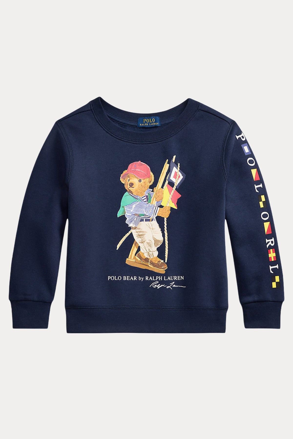Polo Ralph Lauren Kids 6 Yaş Unisex Çocuk Polo Bear Şardonlu Sweatshirt