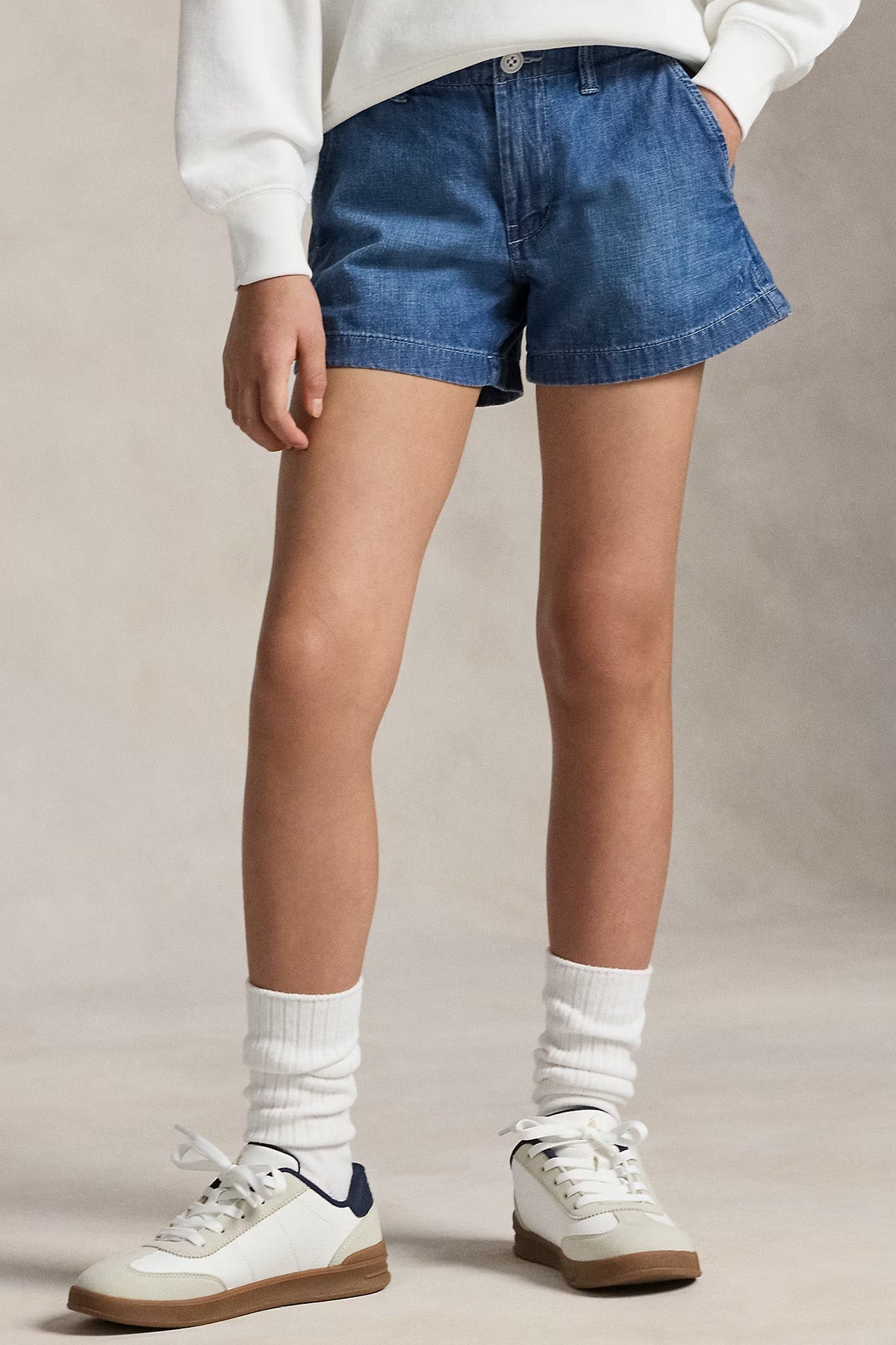 Polo Ralph Lauren Kids 7-8 Yaş Kız Çocuk Denim Şort
