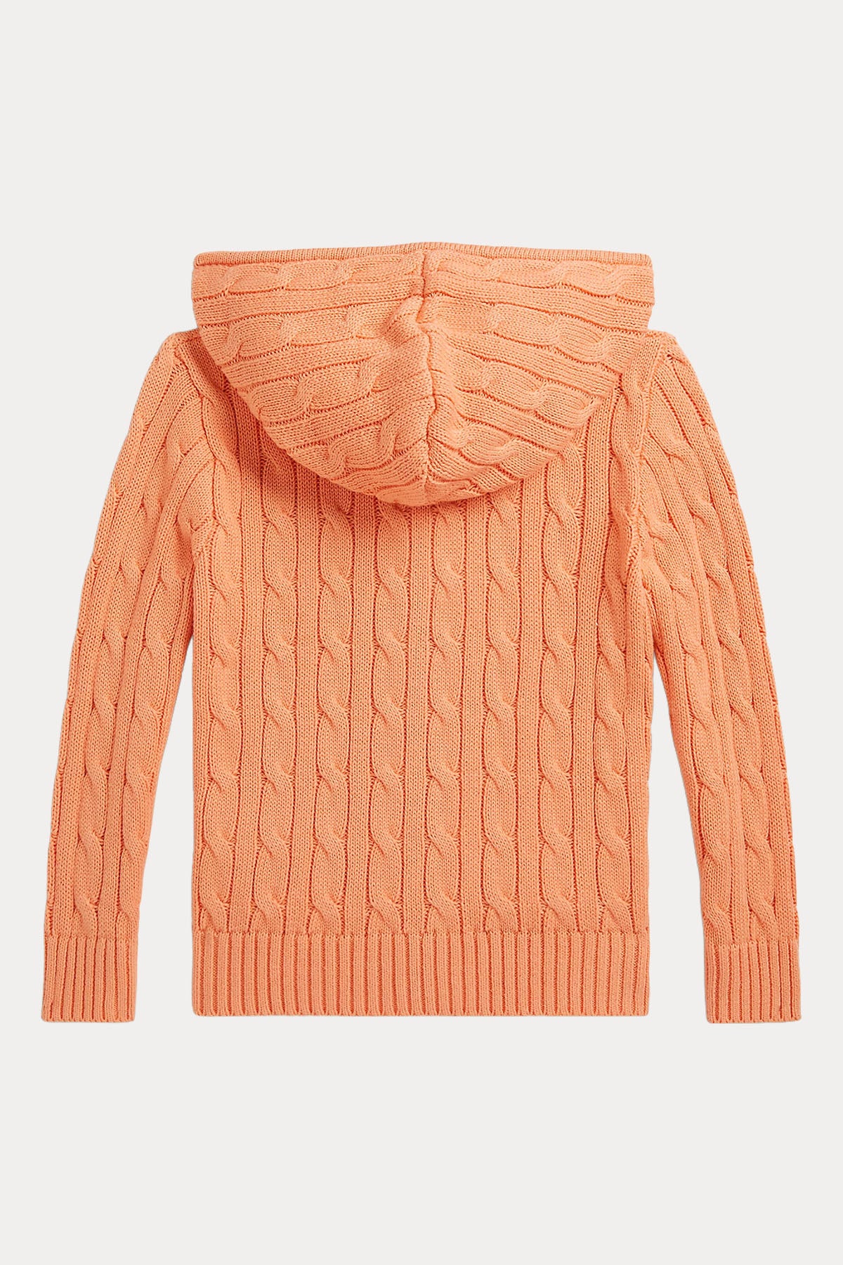 Polo Ralph Lauren Kids 4-6 Yaş Kız Çocuk Saç Örgü Kapüşonlu Triko Ceket