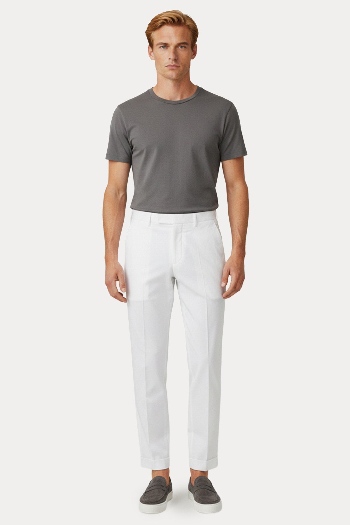 Pantaloni Torino Master Fit Yandan Cepli Duble Paça Streç Pantolon