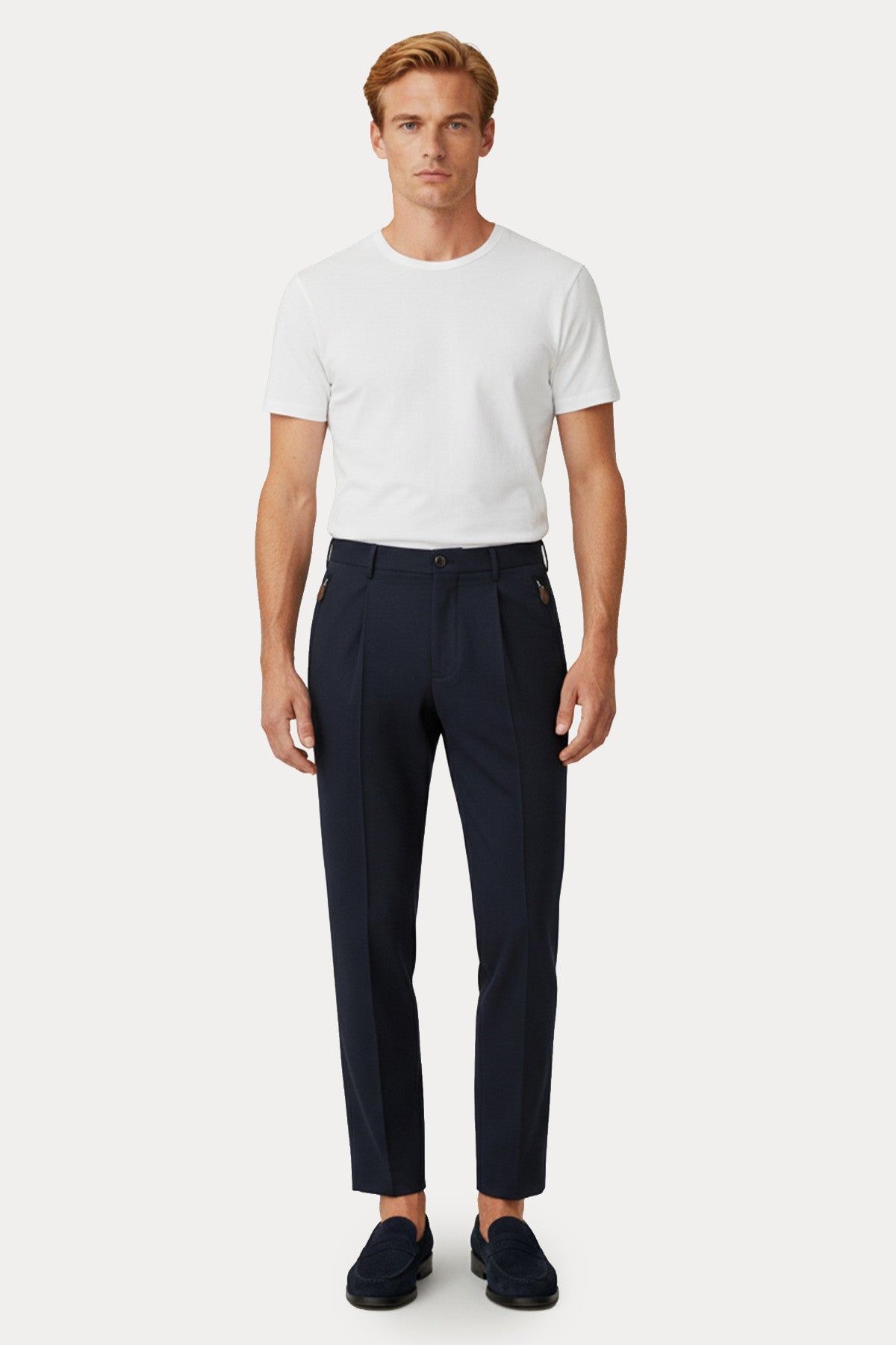 Pantaloni Torino Soft Fit Tek Pile Streç Pantolon