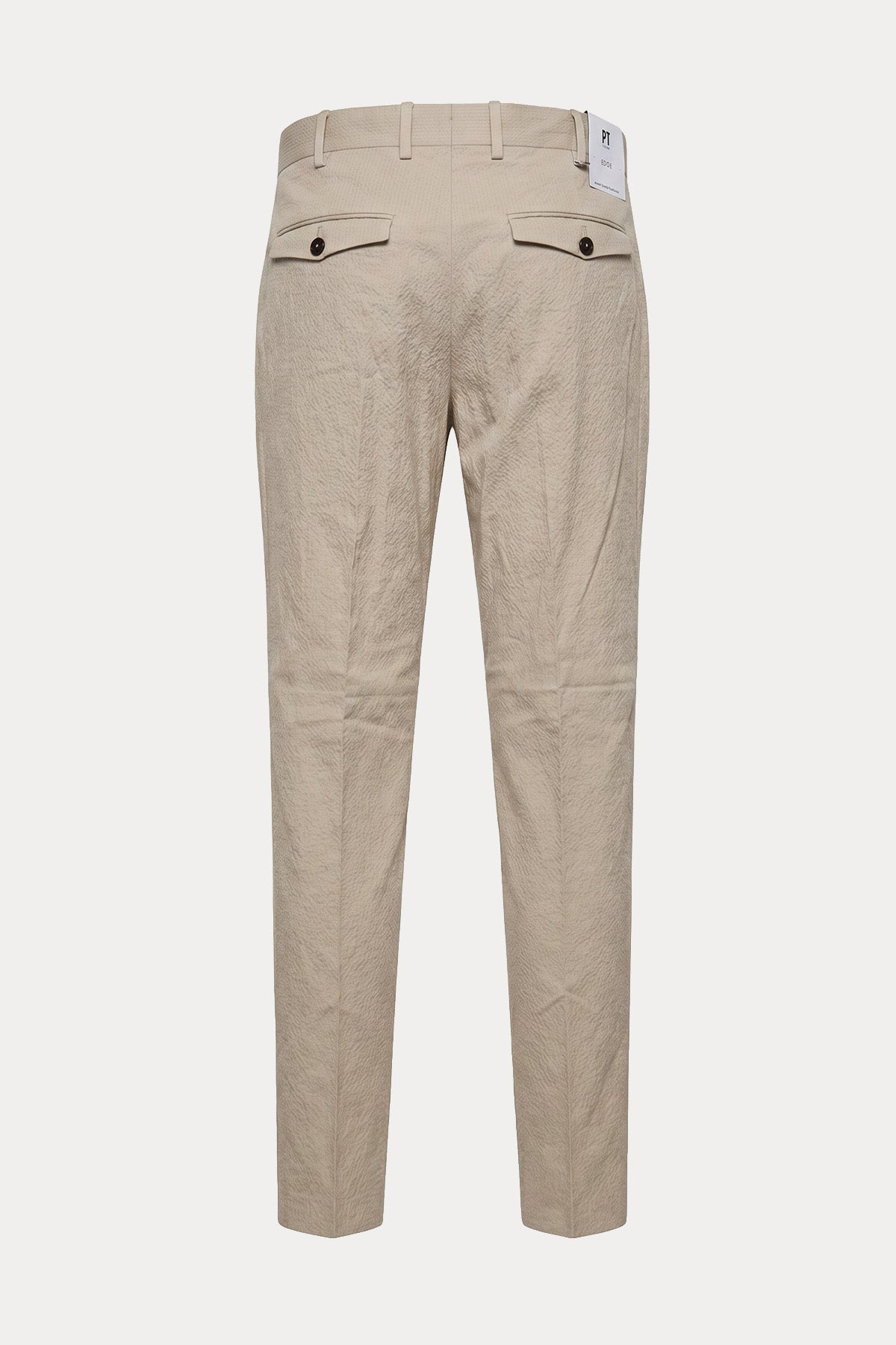 Pantaloni Torino Comfort Fit Tek Pile Duble Paça Streç Dokulu Kumaş Pantolon
