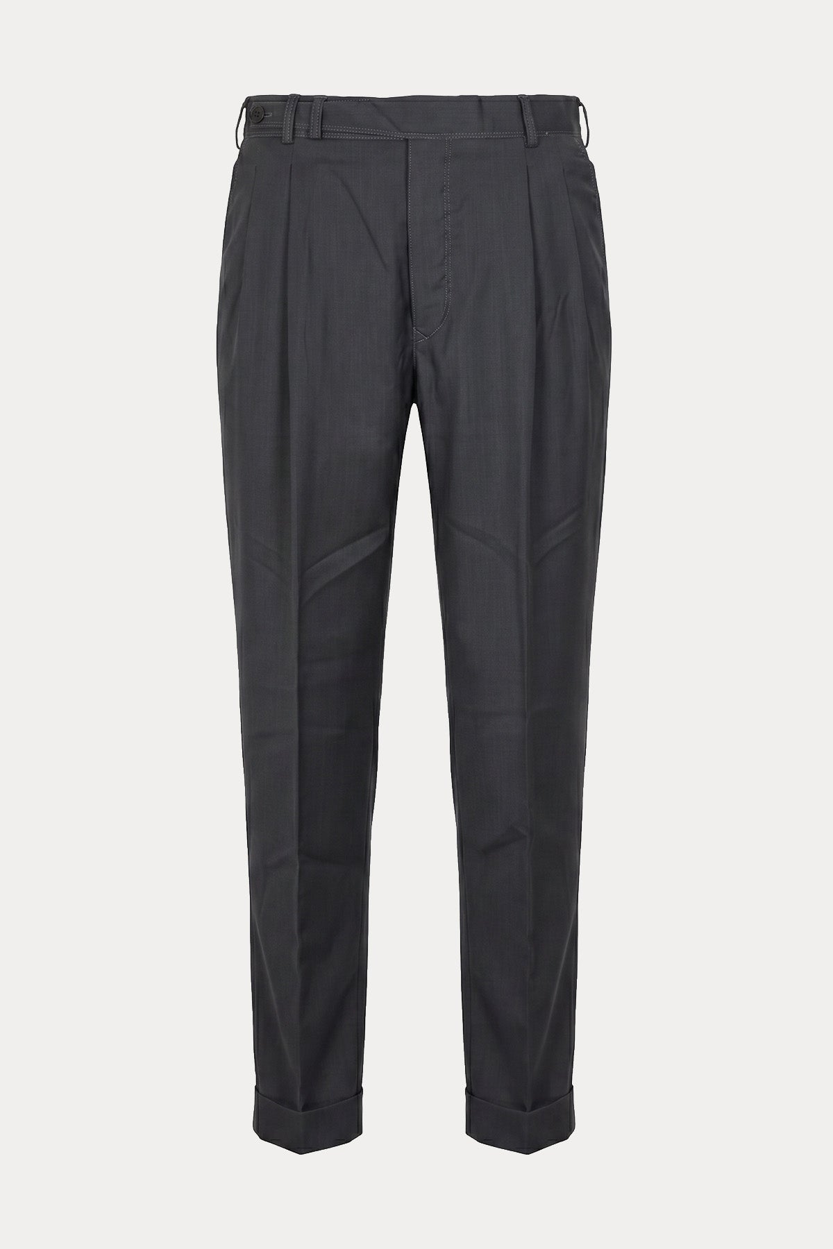 Pantaloni Torino Regular Fit Çift Pile Duble Paça Pantolon
