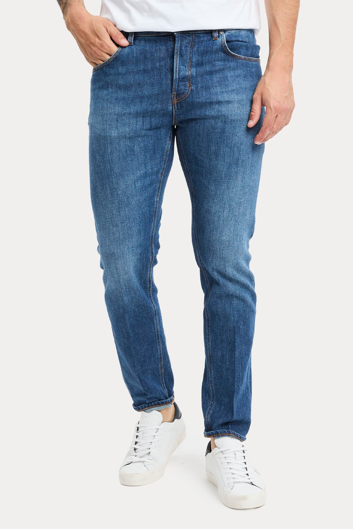 Pantaloni Torino Reggae Slim Fit Yıkamalı Jeans-Jeans-Libas