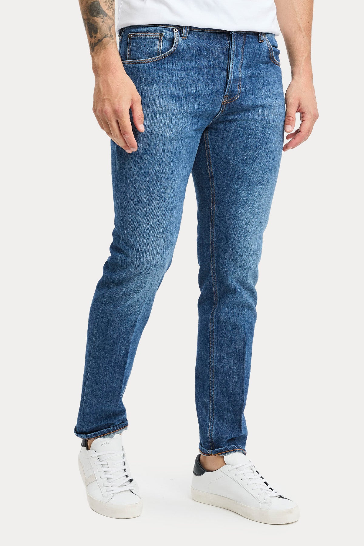 Pantaloni Torino Reggae Slim Fit Yıkamalı Jeans-Jeans-Libas