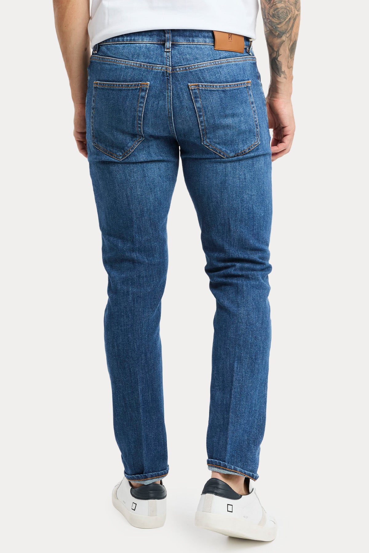 Pantaloni Torino Reggae Slim Fit Yıkamalı Jeans-Jeans-Libas