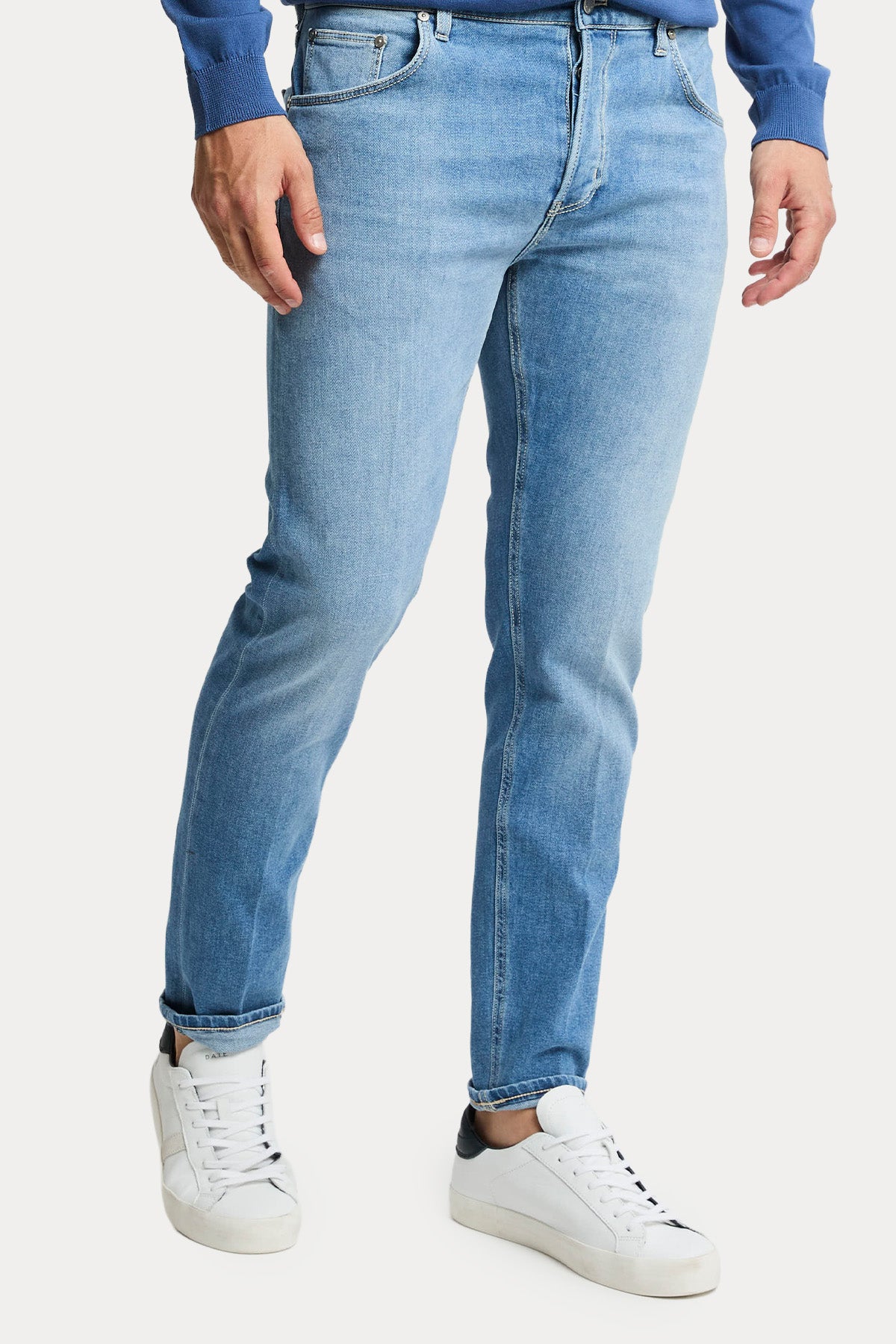 Pantaloni Torino Reggae Slim Fit Yıkamalı Jeans-Jeans-Libas