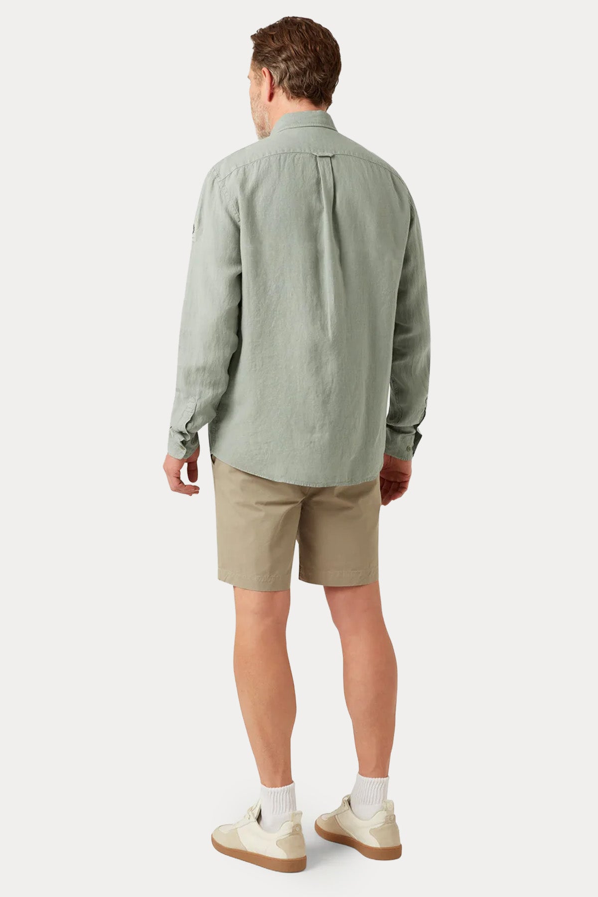 Belstaff Regular Fit Cep Detaylı Keten Gömlek-Gömlek-Libas