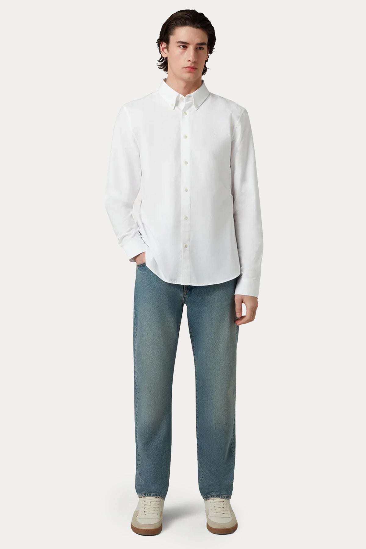 Belstaff Slim Fit Logolu Gömlek-Gömlek-Libas
