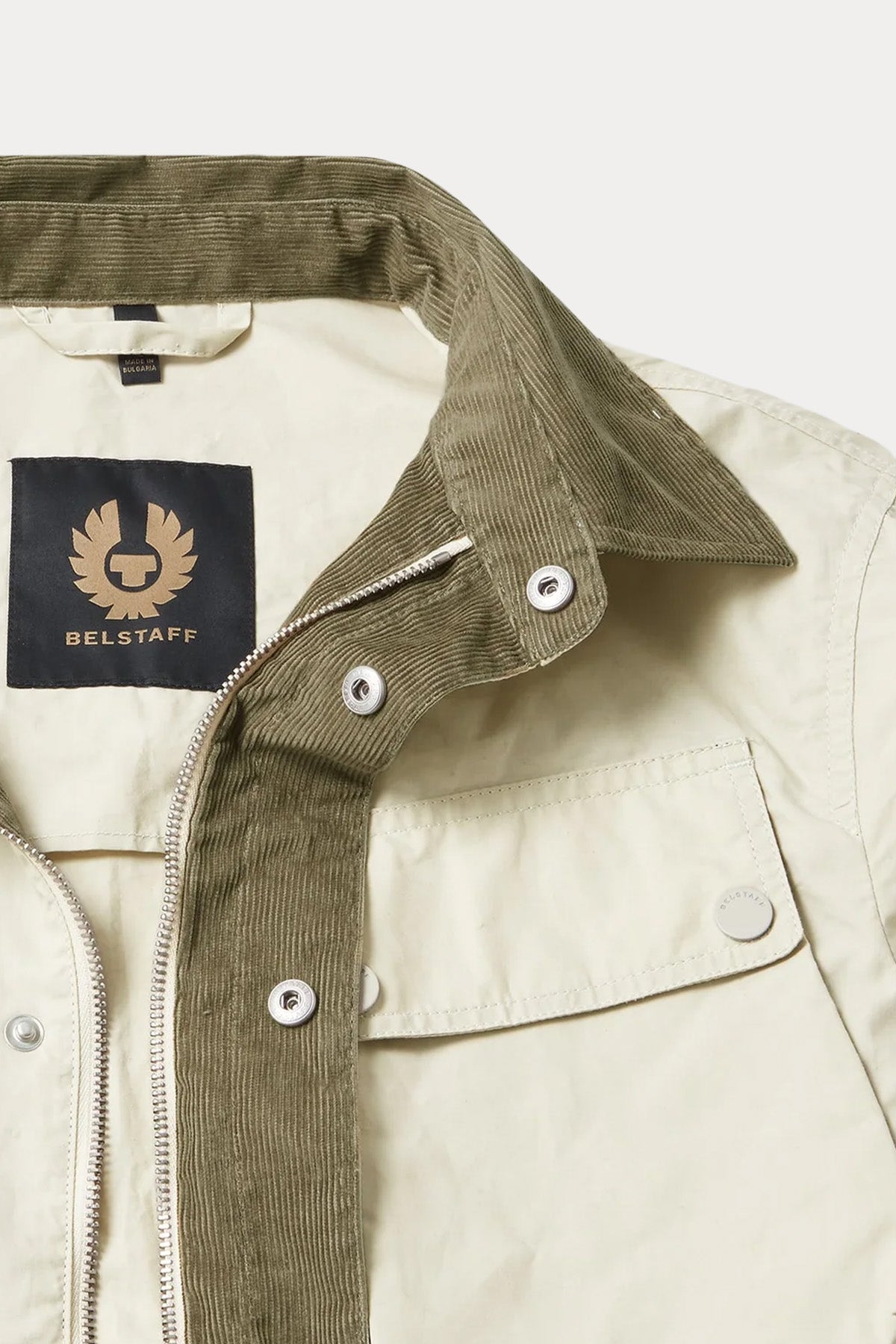 Belstaff Regular Fit Fitilli Kadife Yaka Cep Detaylı Ceket-Ceket-Libas