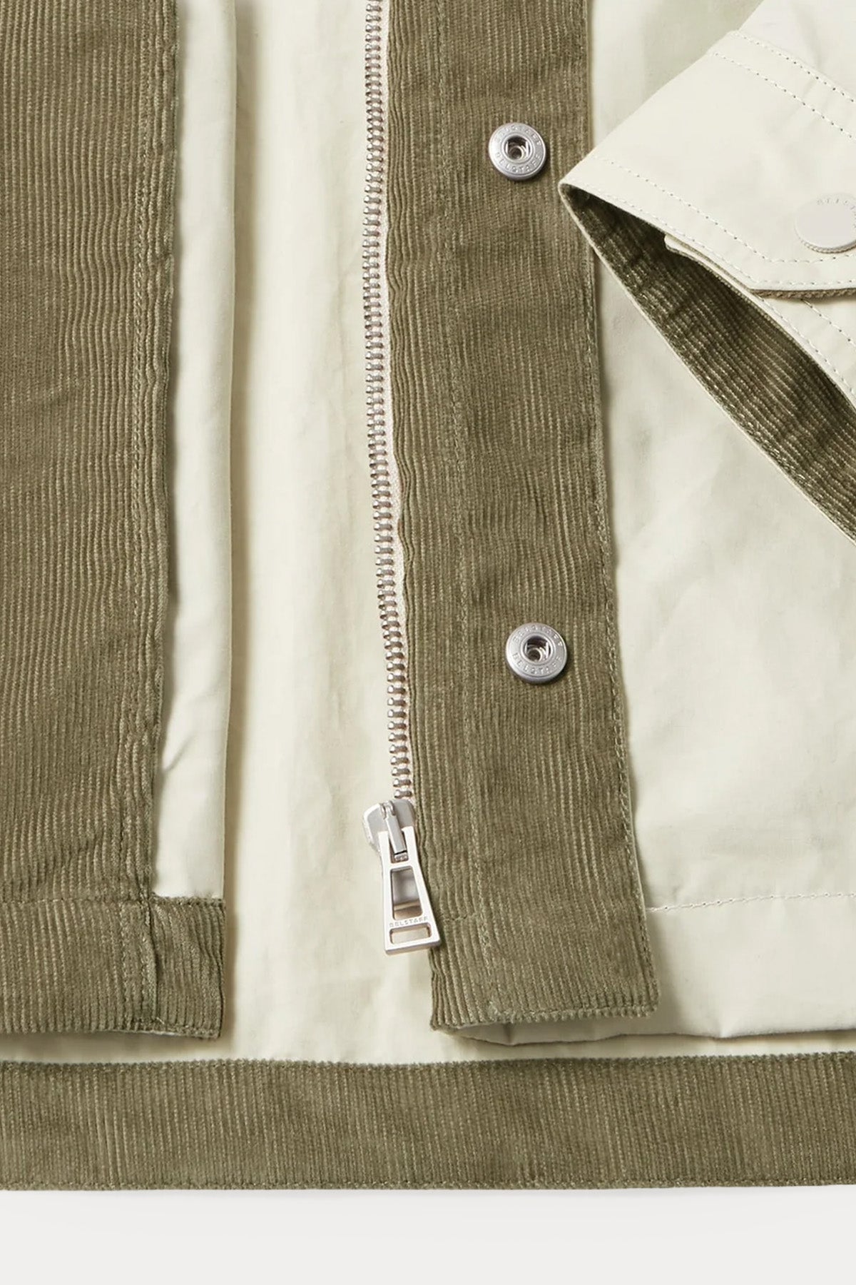 Belstaff Regular Fit Fitilli Kadife Yaka Cep Detaylı Ceket-Ceket-Libas