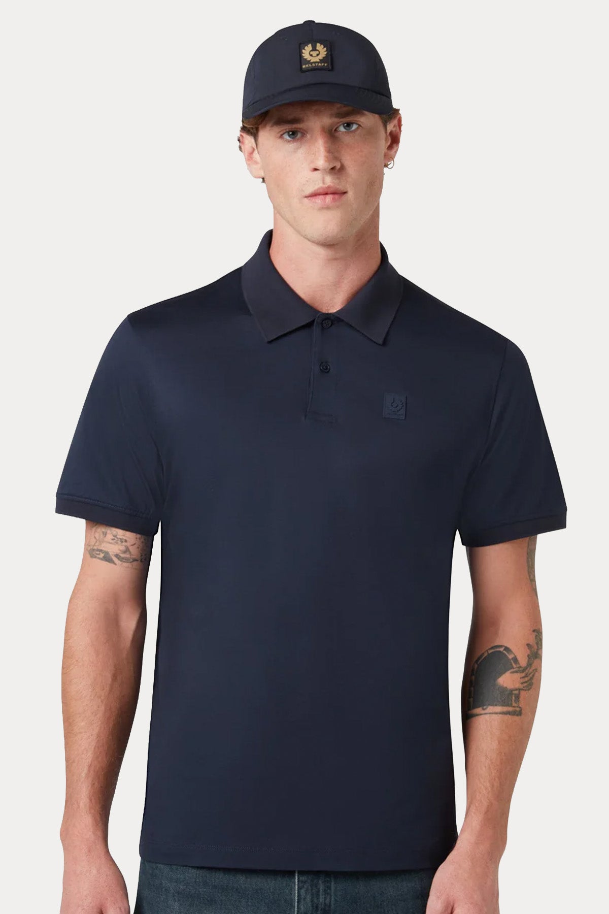 Belstaff Regular Fit Logolu Polo Yaka T-shirt-T-shirt-Libas