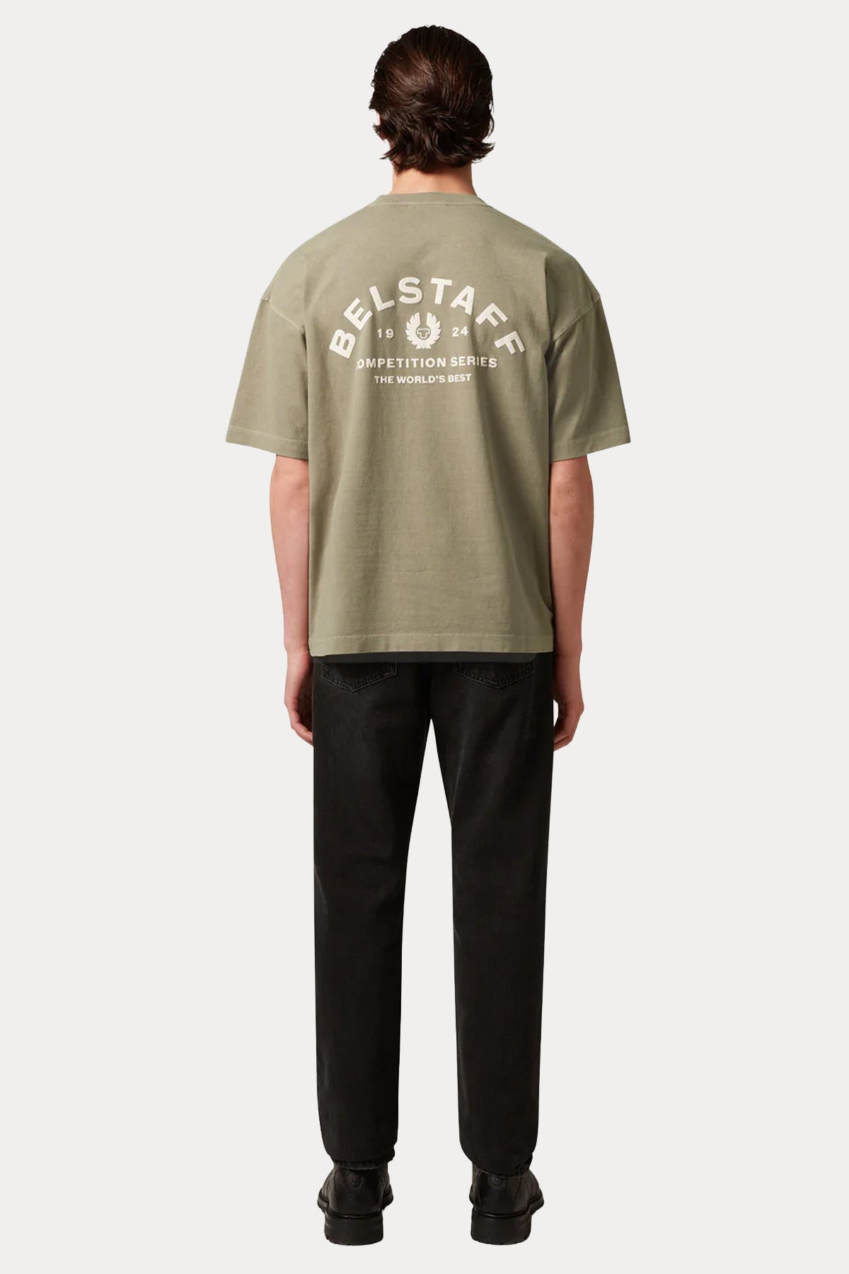 Belstaff Geniş Kesim Logolu T-shirt-T-shirt-Libas
