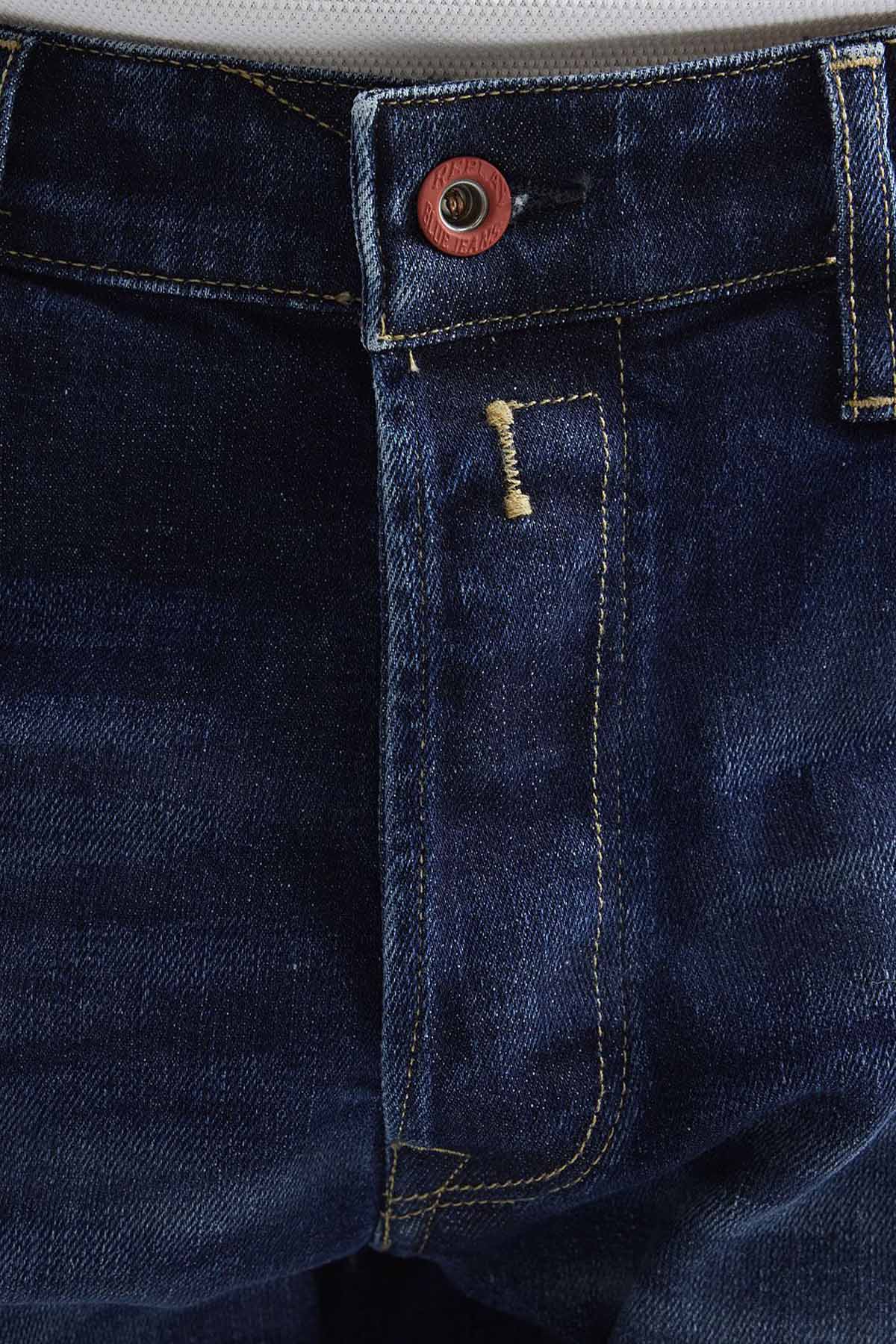 Replay Grover Straight Fit Yıkamalı Jeans-Jeans-Libas