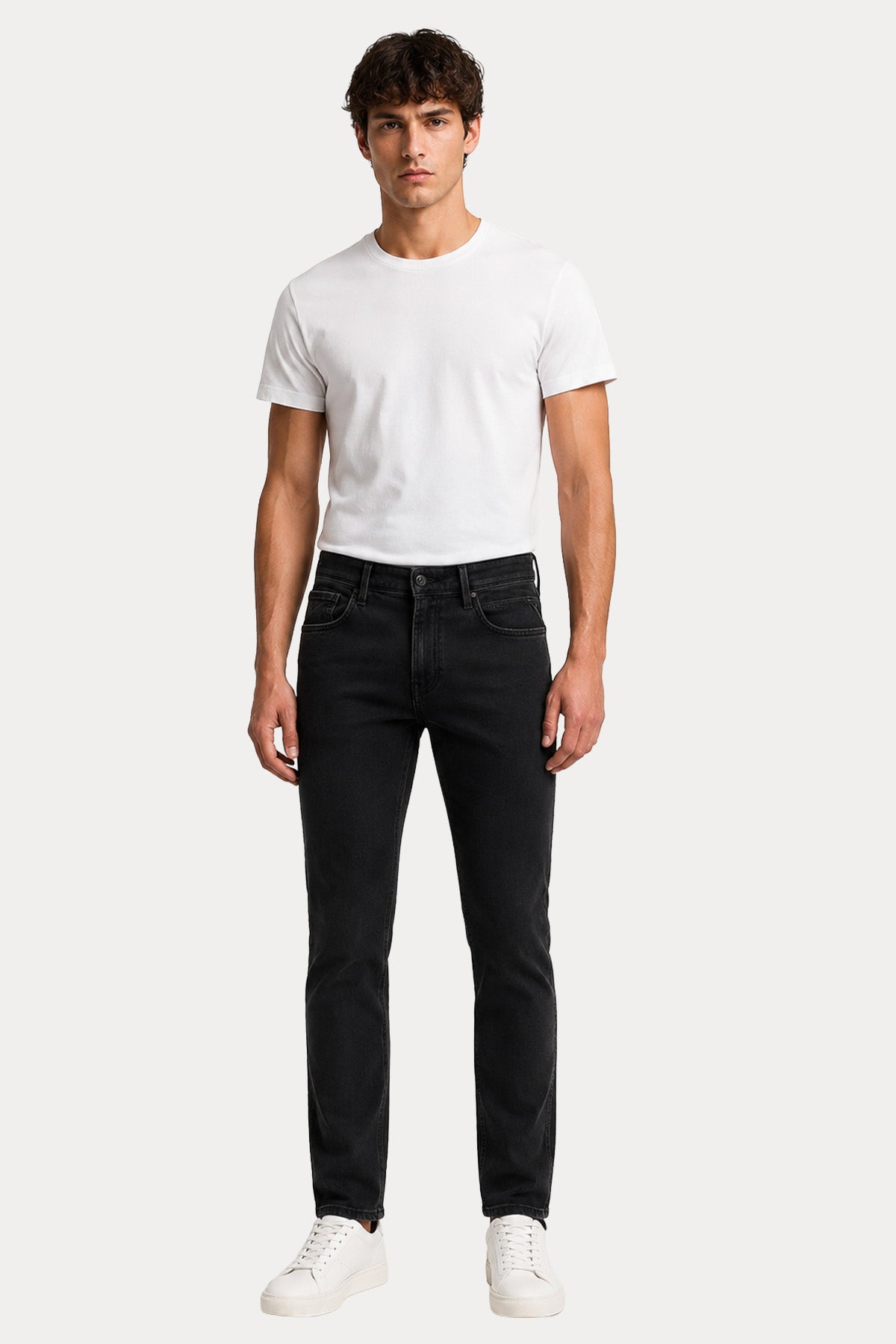 Replay Anbass Touch Soft As Air Slim Fit Yıkamalı Jeans