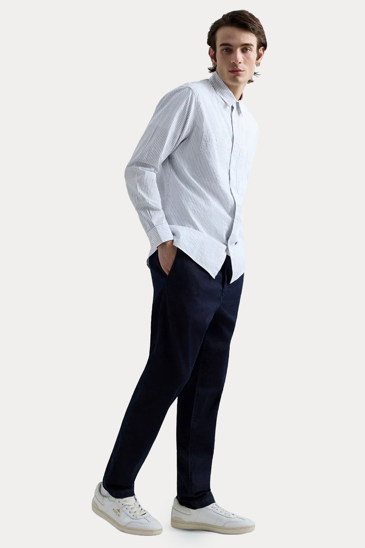 Replay Benni Hyperflex Yandan Cepli Regular Fit Pantolon-Pantolon-Libas