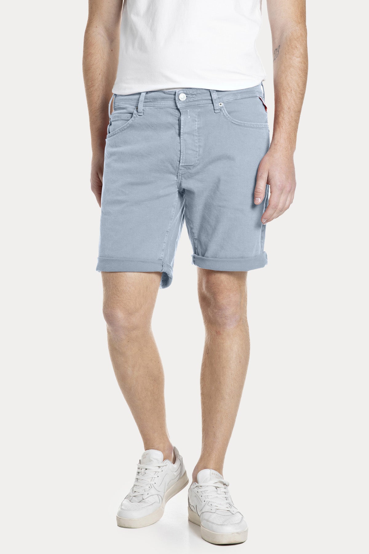 Replay RBJ 981 Tapered Fit Denim Şort-Şort-Libas