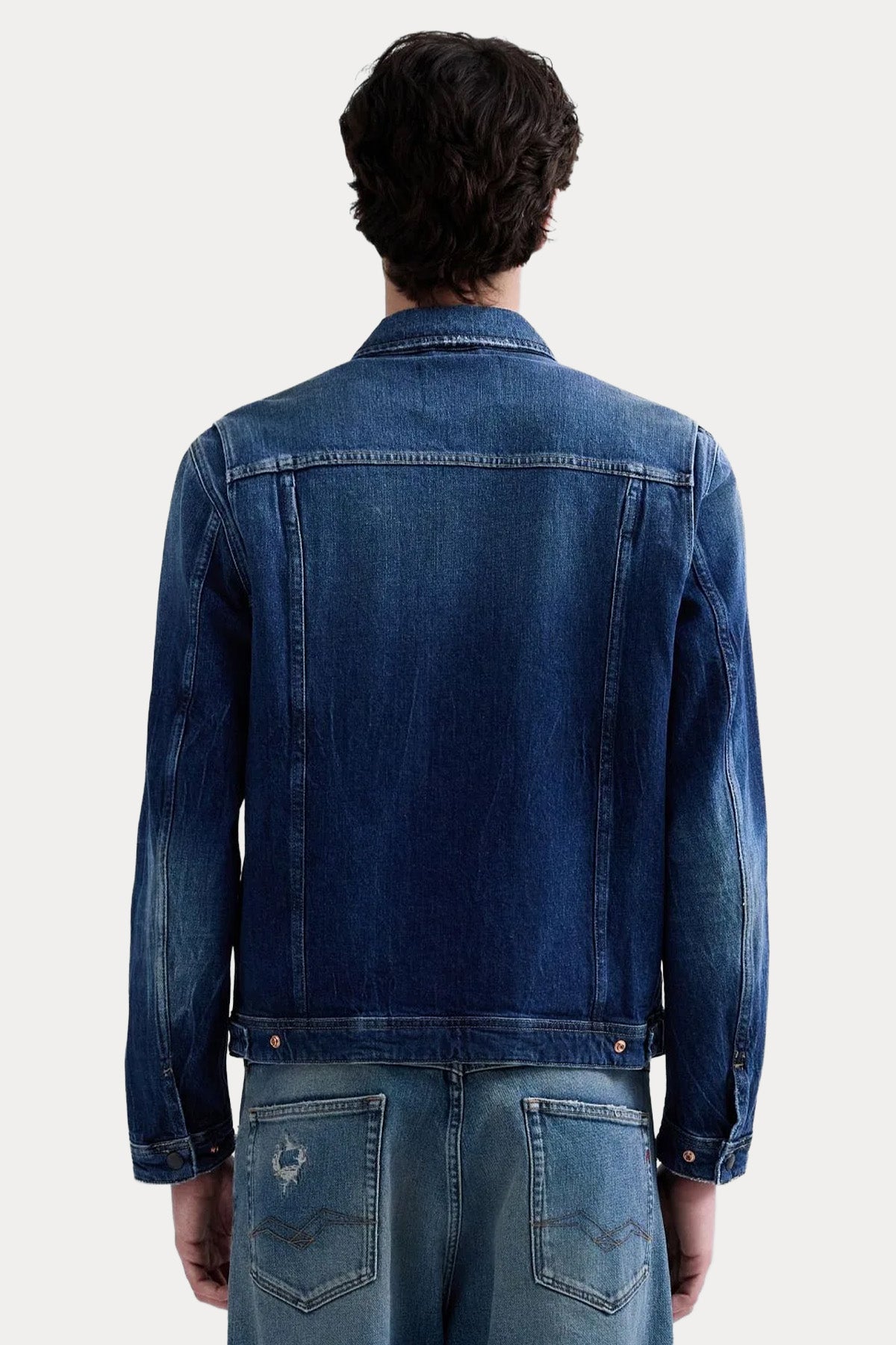 Replay Regular Fit Yıkamalı Denim Ceket-Ceket-Libas